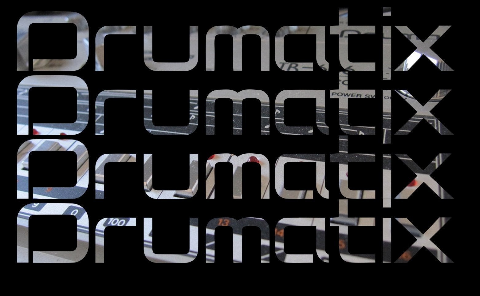 Drumatix T-Shirt / Black-Future Past-Essential Republik