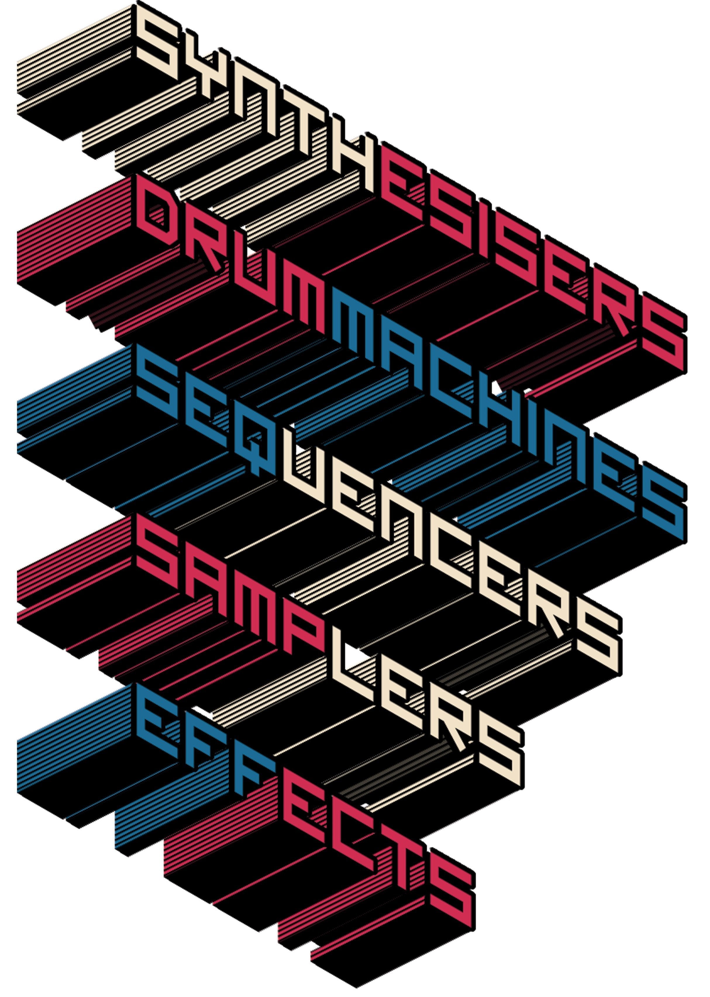 Hardware Synth T-Shirt / White-Future Past-Essential Republik