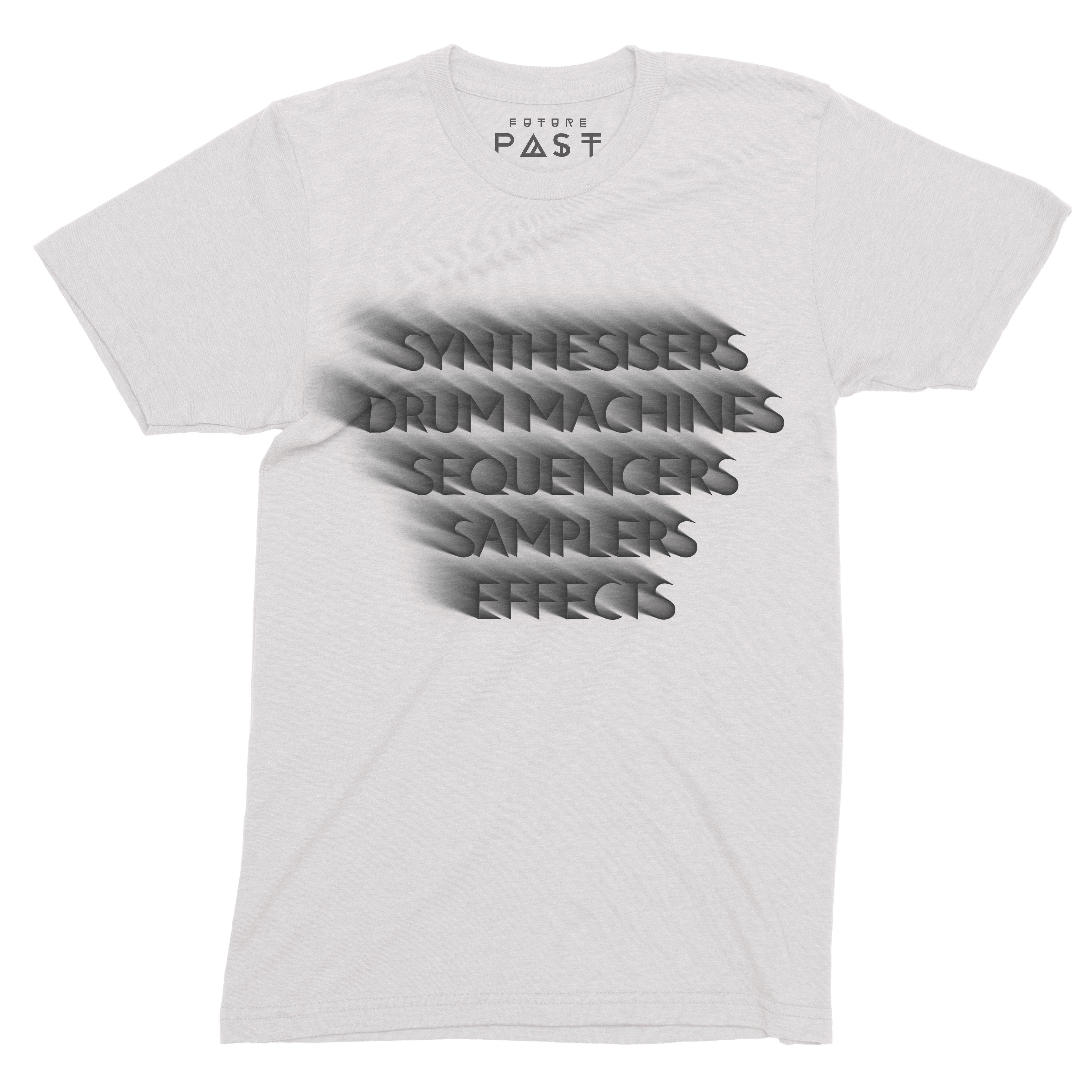 Hardware Synth Gear T-Shirt / White-Future Past-Essential Republik