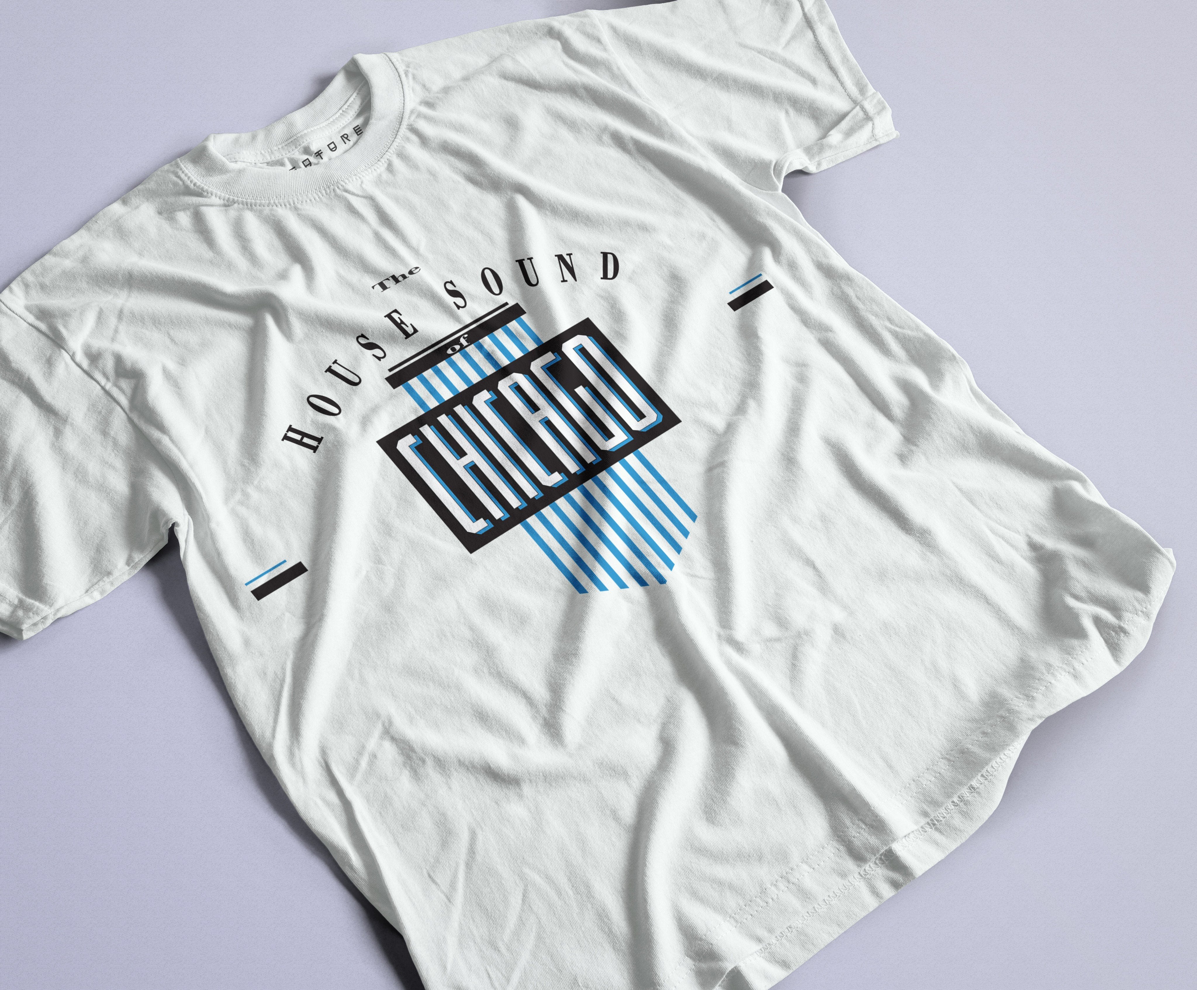 Tribute To The House Sound Of Chicago T-Shirt / White-Future Past-Essential Republik