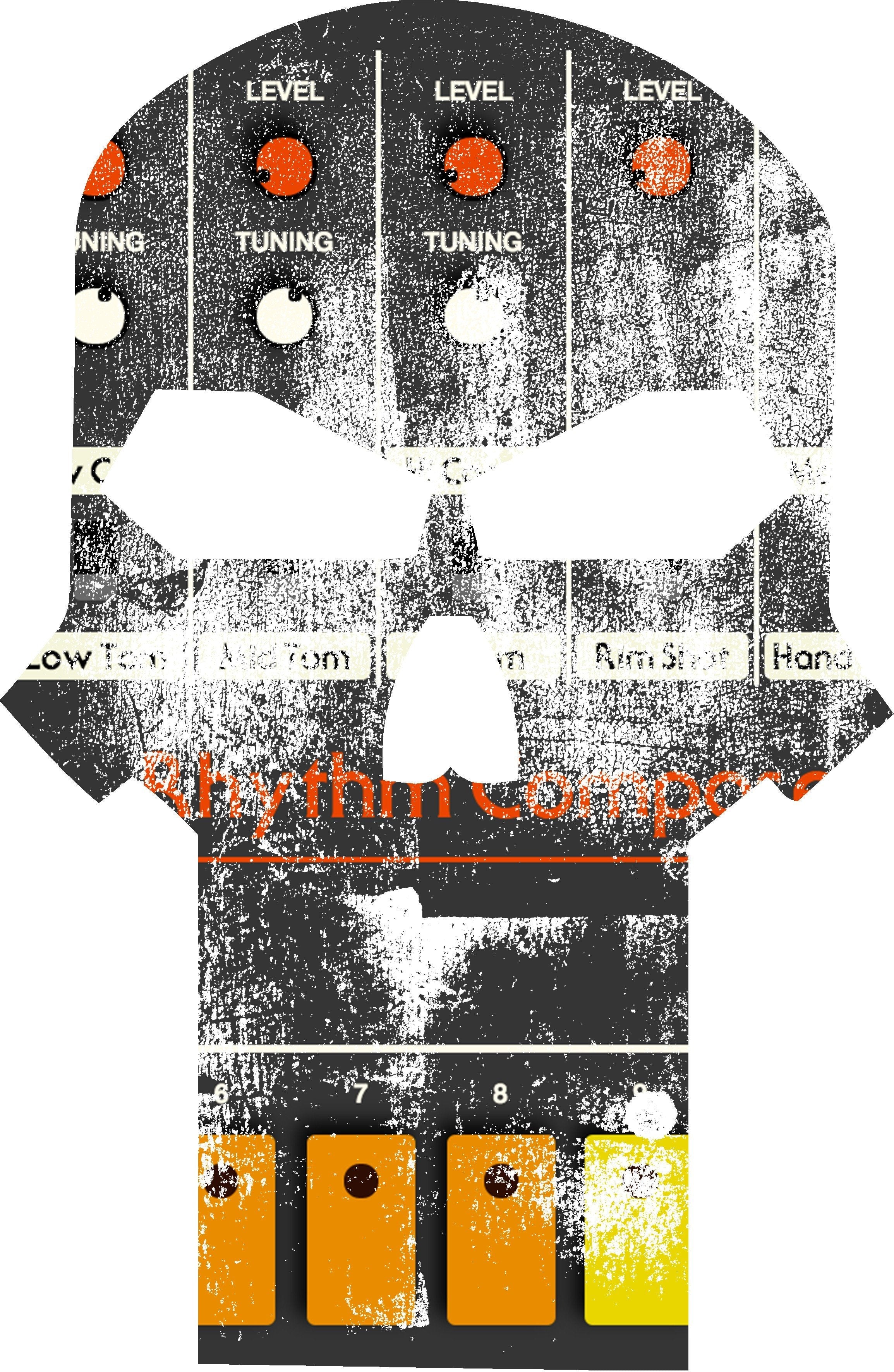 808 Will Punish You T-Shirt / White-Future Past-Essential Republik