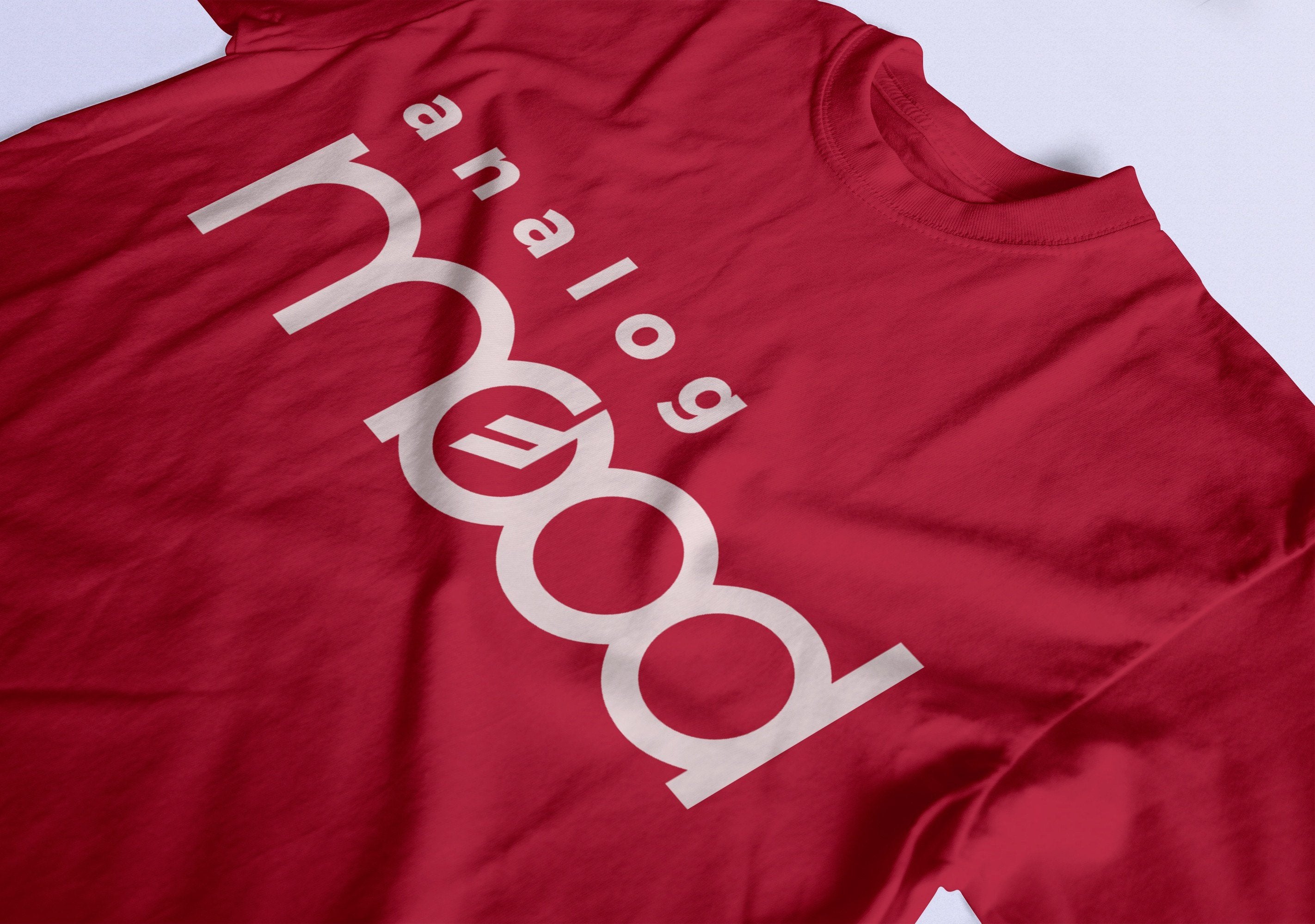 Analog Mood Synthesiser T-Shirt / Red-Future Past-Essential Republik