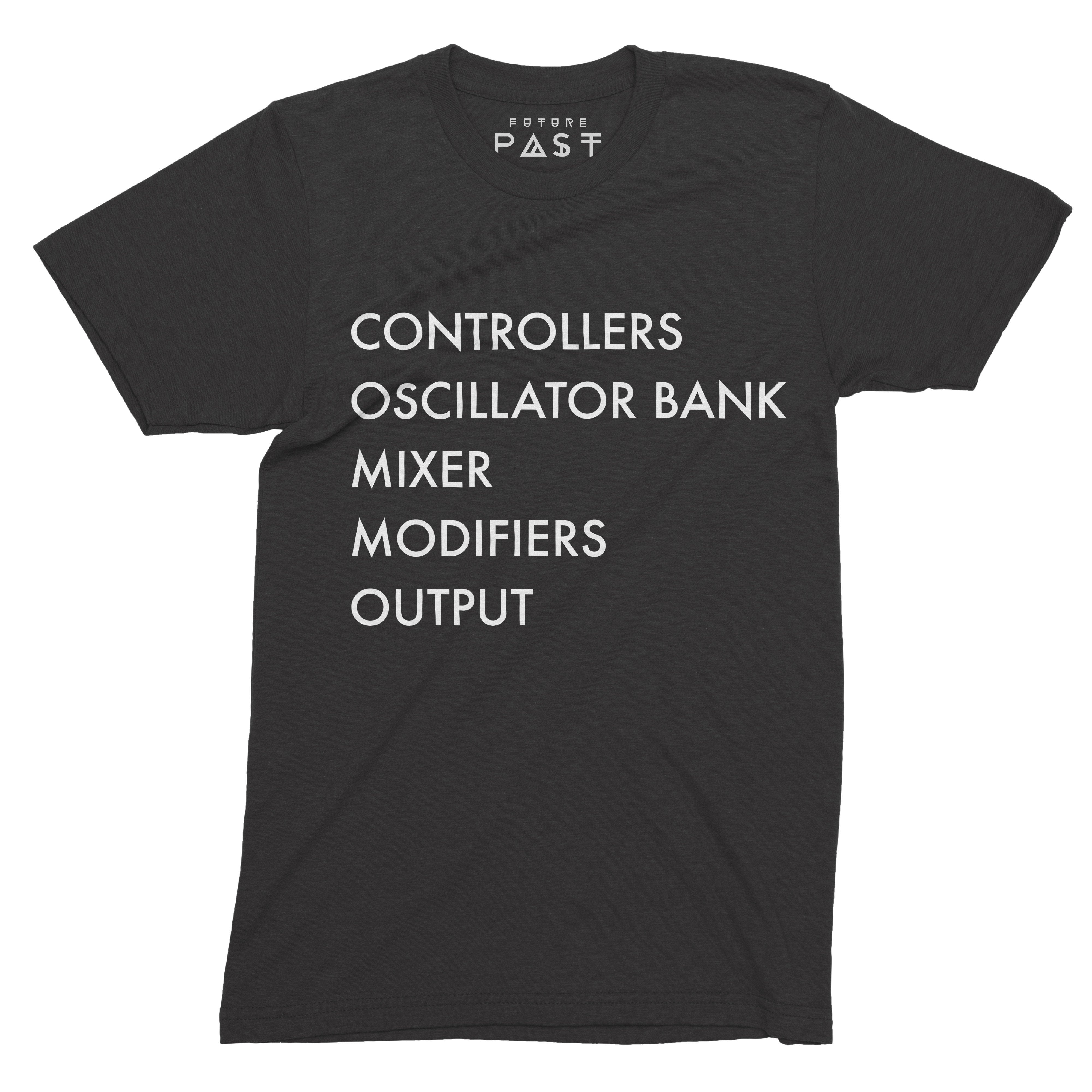 Tribute To Minimoog T-Shirt / Black-Future Past-Essential Republik