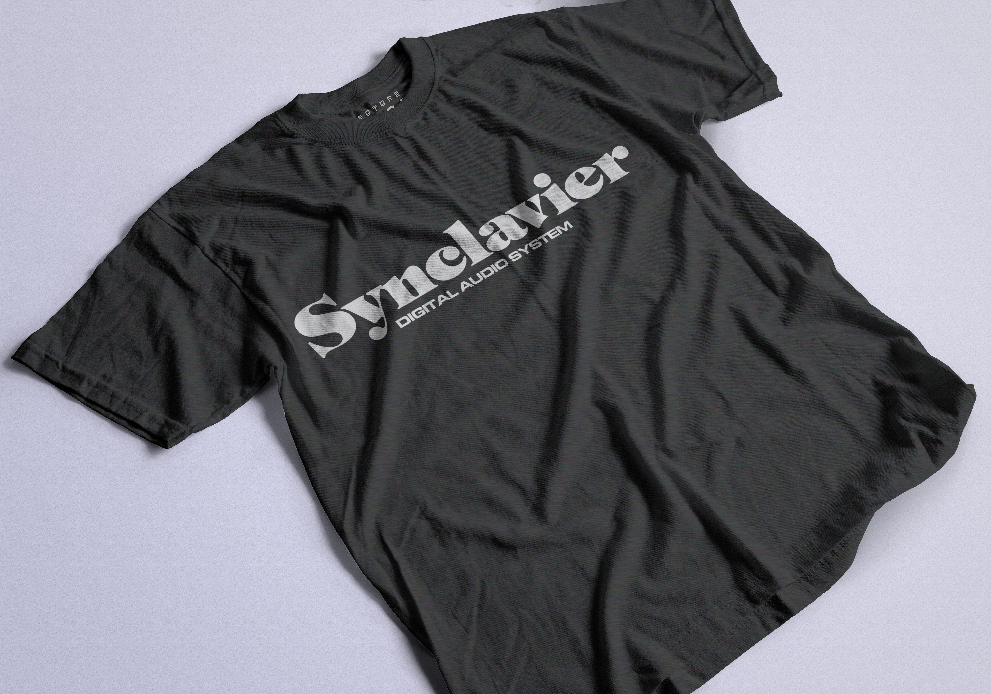 Synclavier Inspired T-Shirt / Black-Future Past-Essential Republik