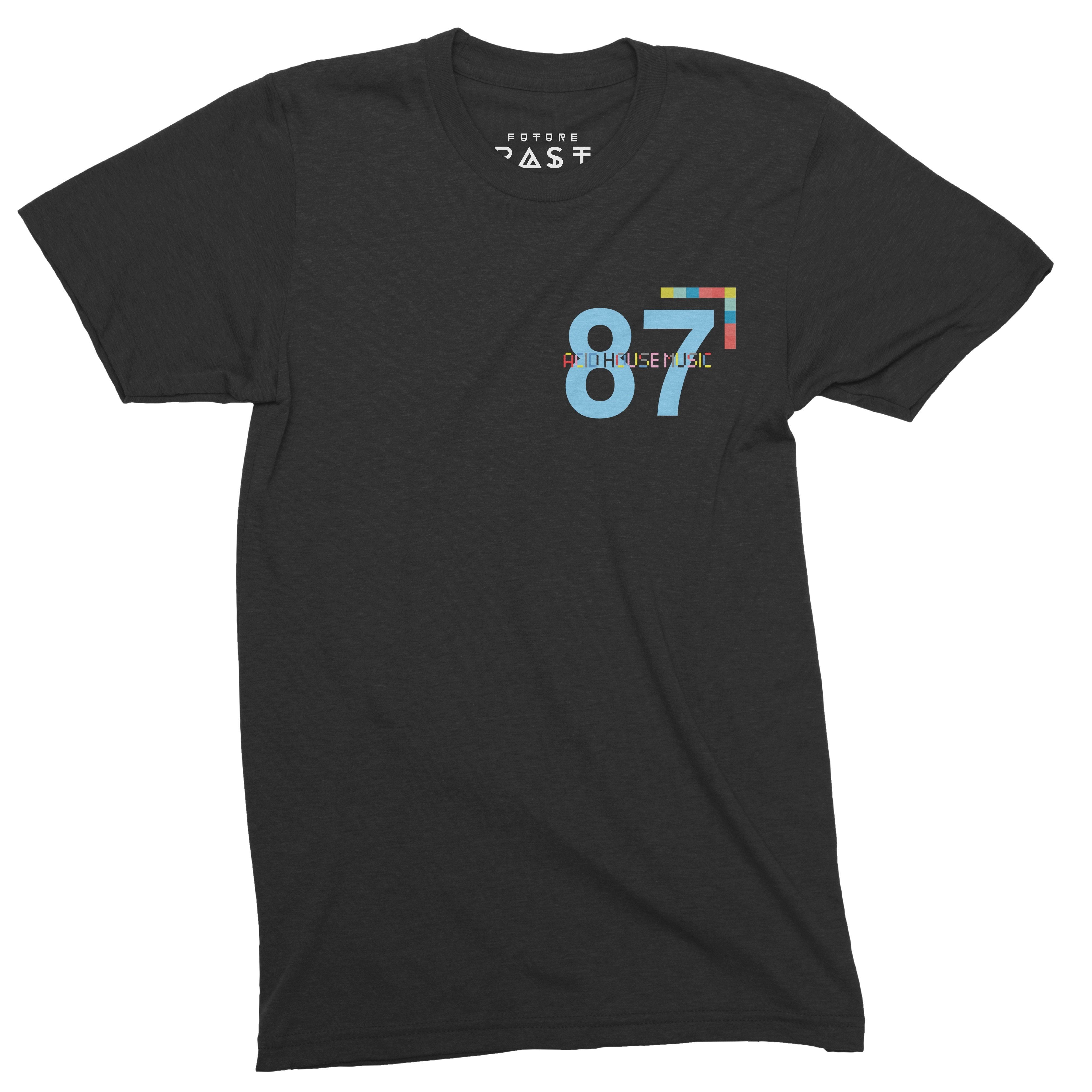 Acid House Music 87 T-Shirt / Black-Future Past-Essential Republik