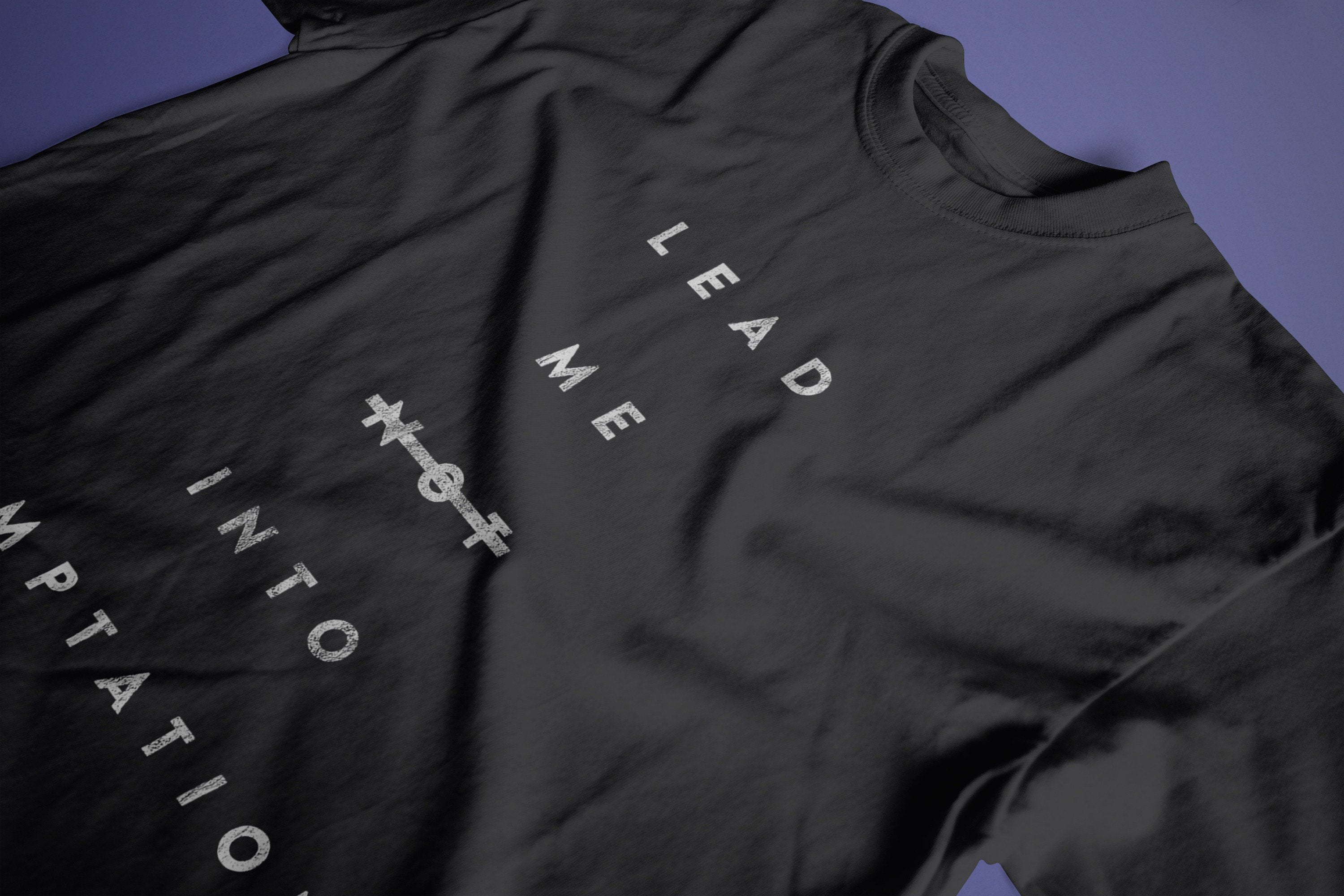 Lead Me Into Temptation T-Shirt / Black-Future Past-Essential Republik