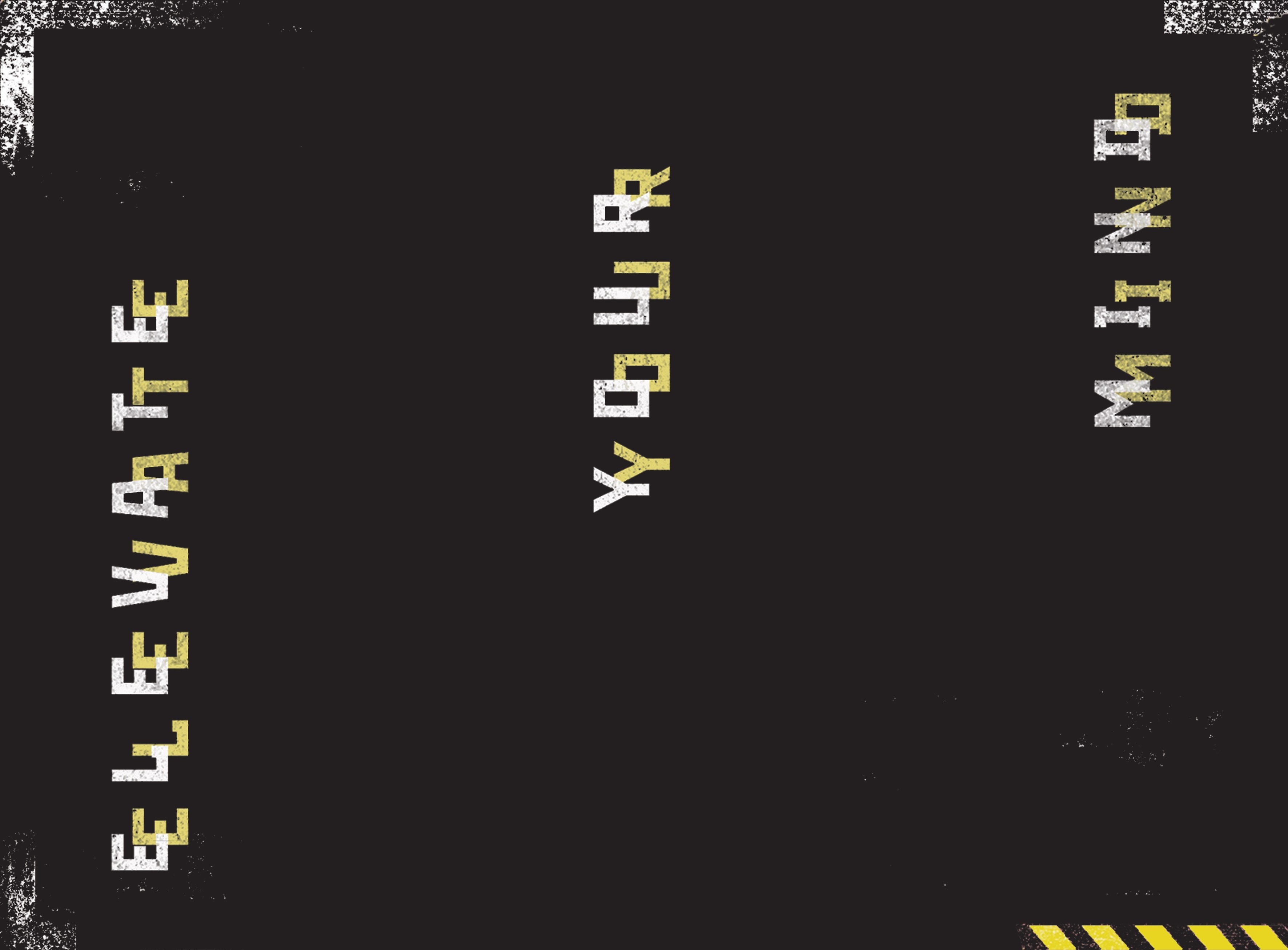 Elevate Your Mind T-Shirt / Black-Future Past-Essential Republik