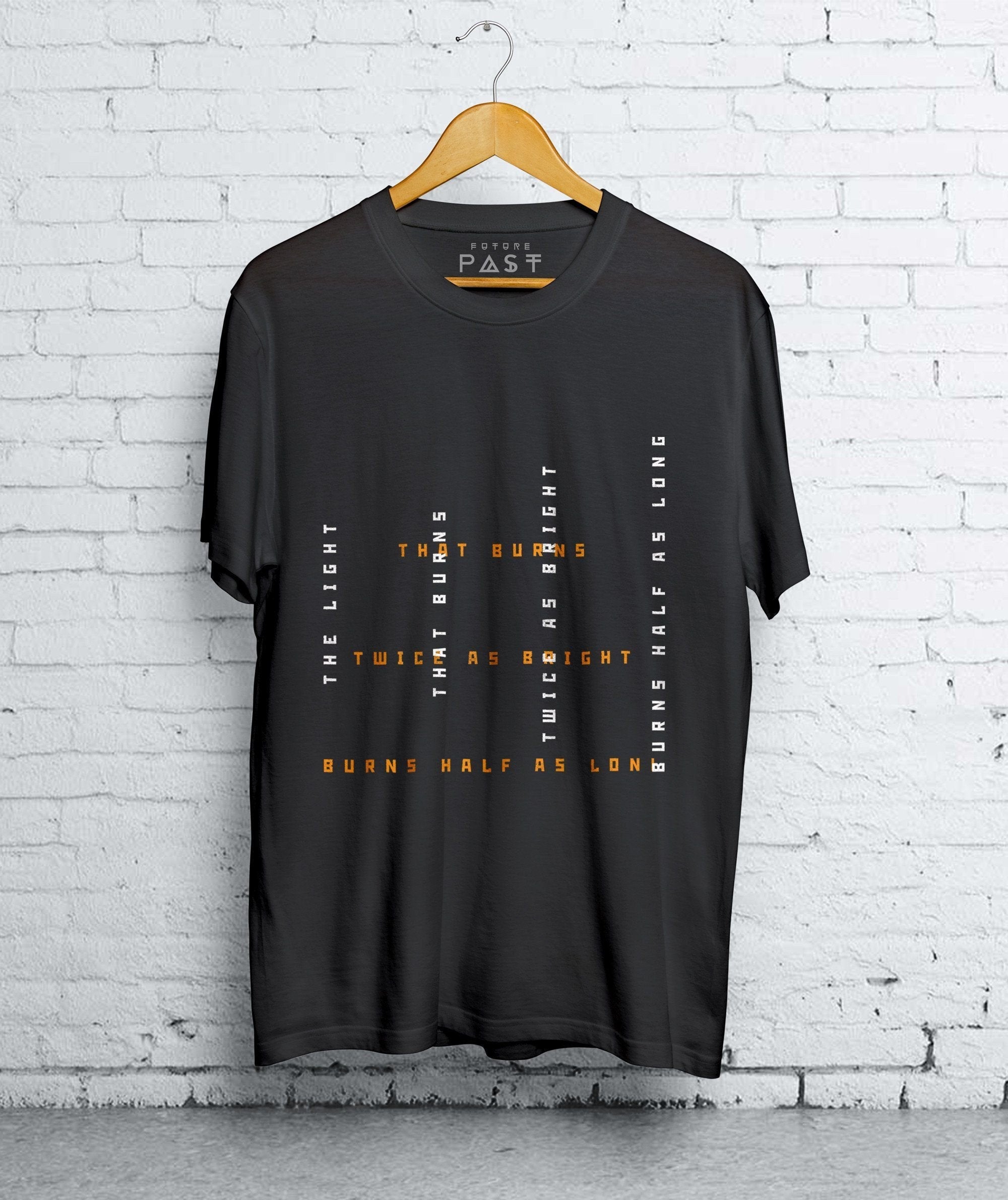 The Light That Burns T-Shirt / Black-Future Past-Essential Republik