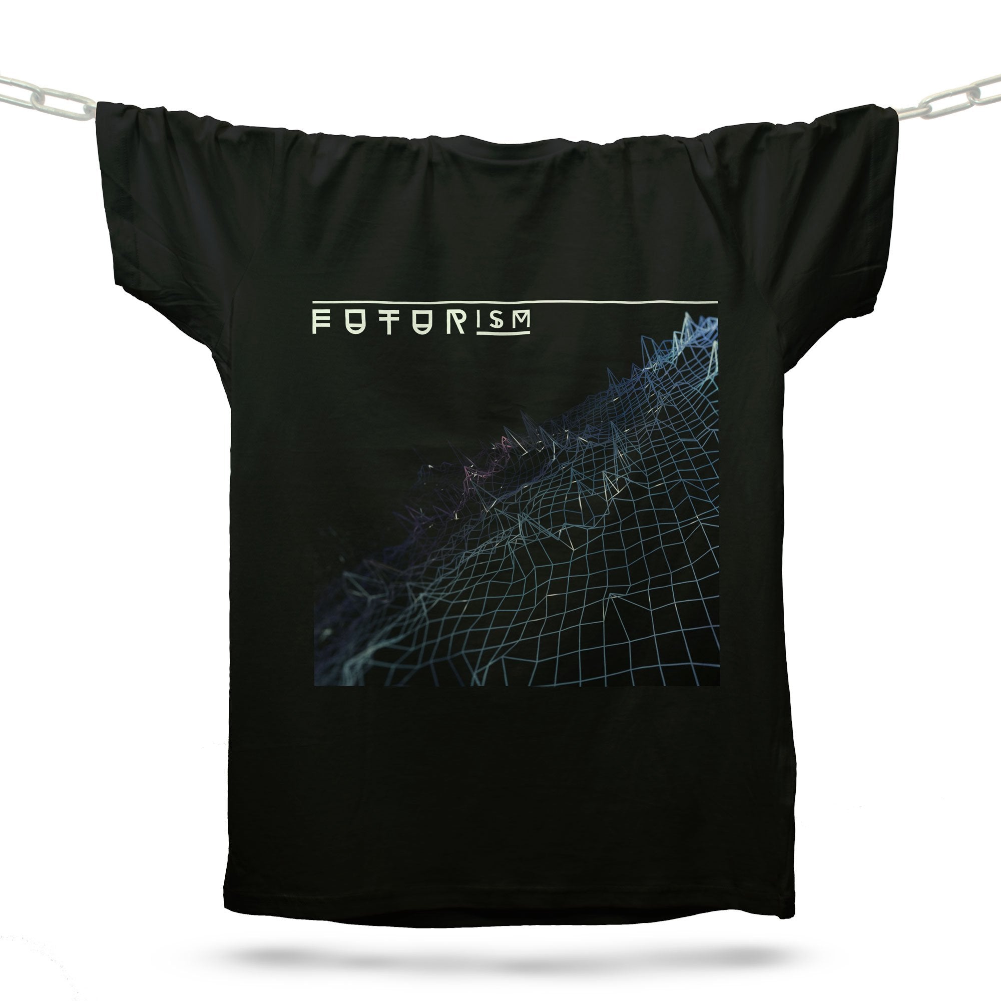 Futurism Techno T-Shirt / Black-Future Past-Essential Republik