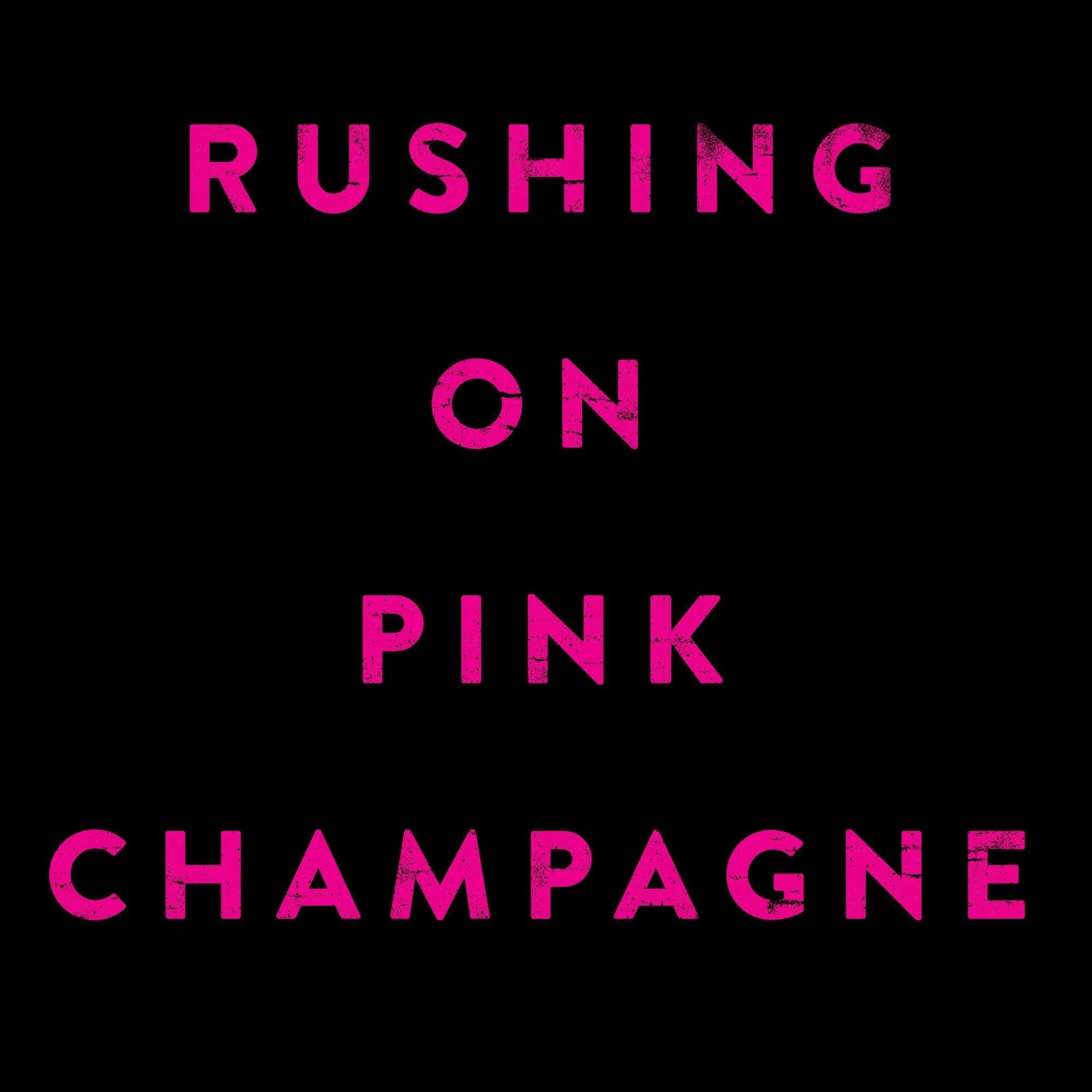 Rushing On Pink Champagne T-Shirt / Black-Future Past-Essential Republik