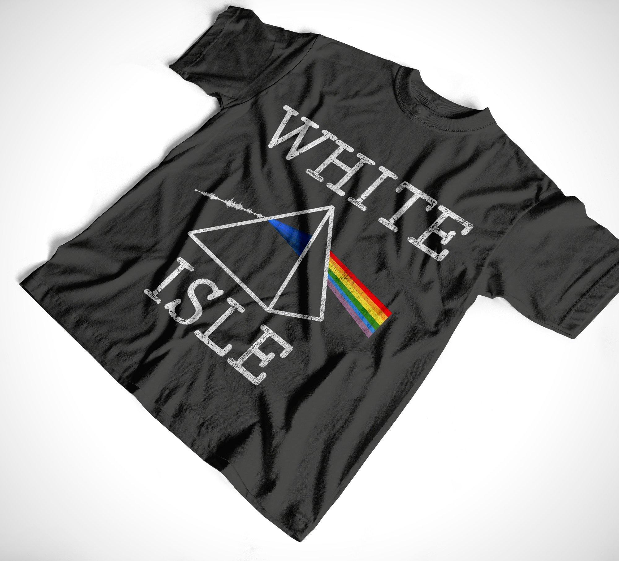 White Isle Side Of The Moon T-Shirt / Black-Future Past-Essential Republik