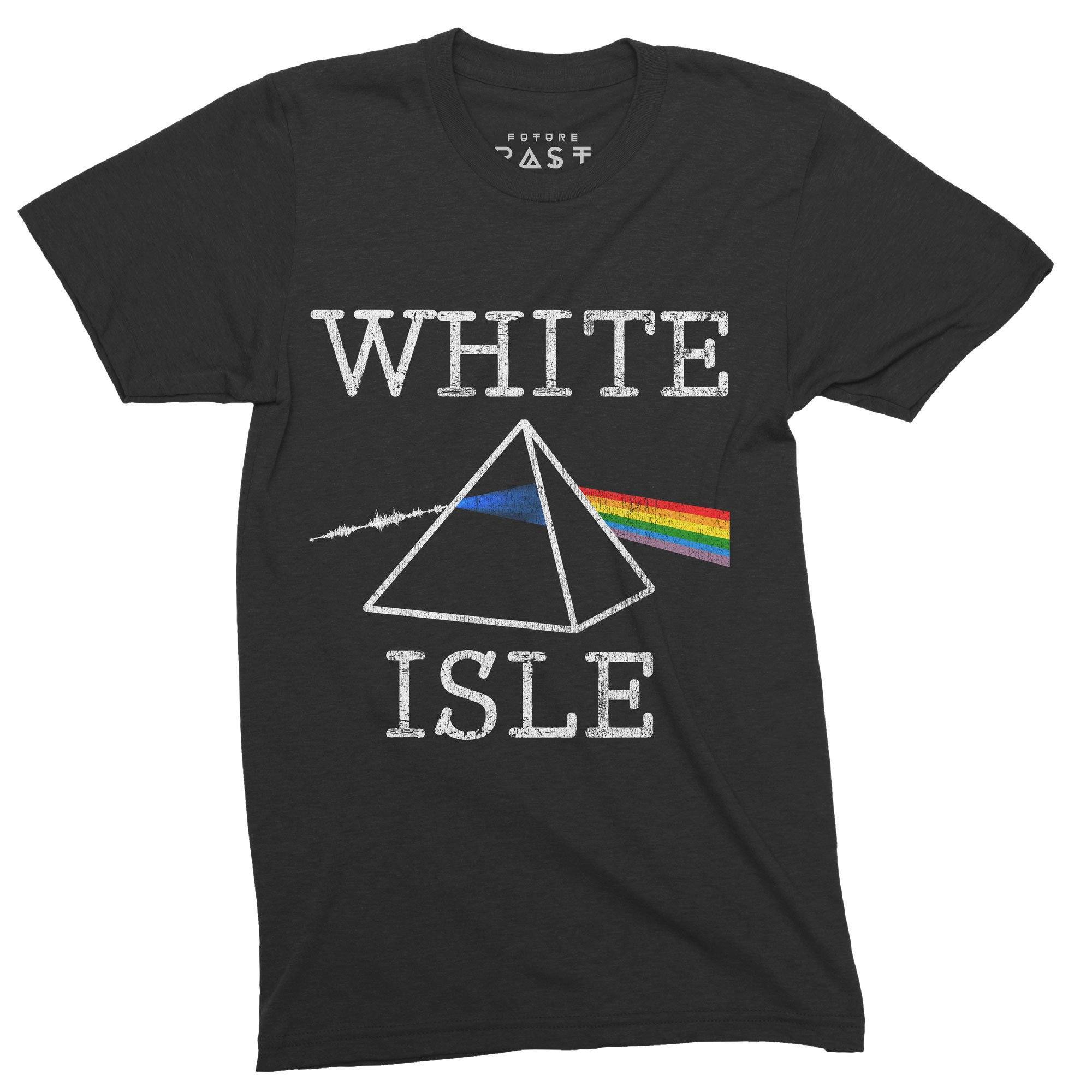 White Isle Side Of The Moon T-Shirt / Black-Future Past-Essential Republik