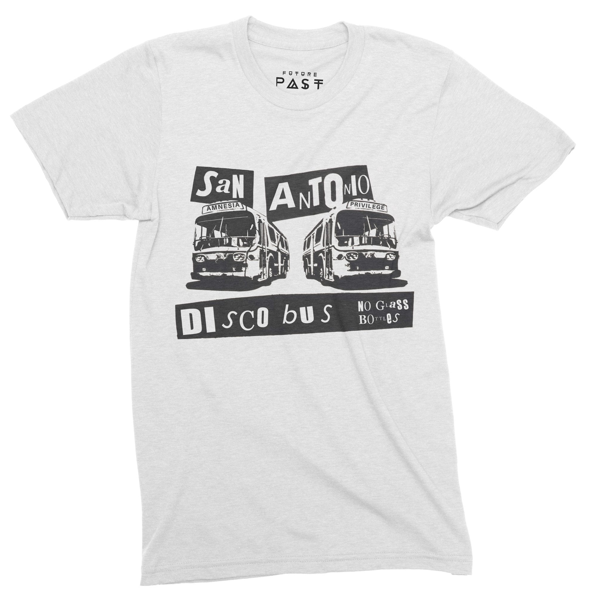 Ibiza Disco Bus T-Shirt / White-Future Past-Essential Republik