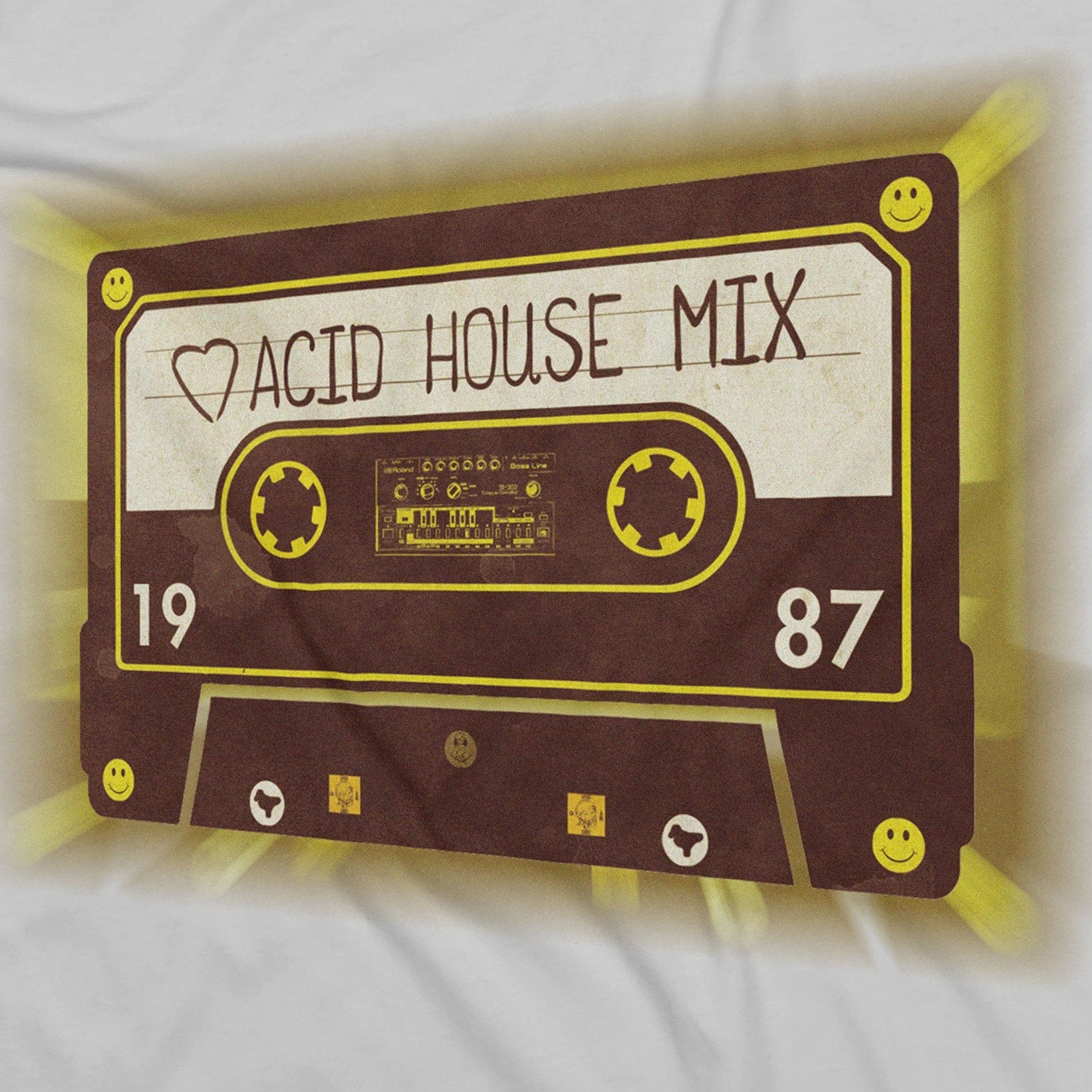 Mixtape House T-Shirt / White-Future Past-Essential Republik