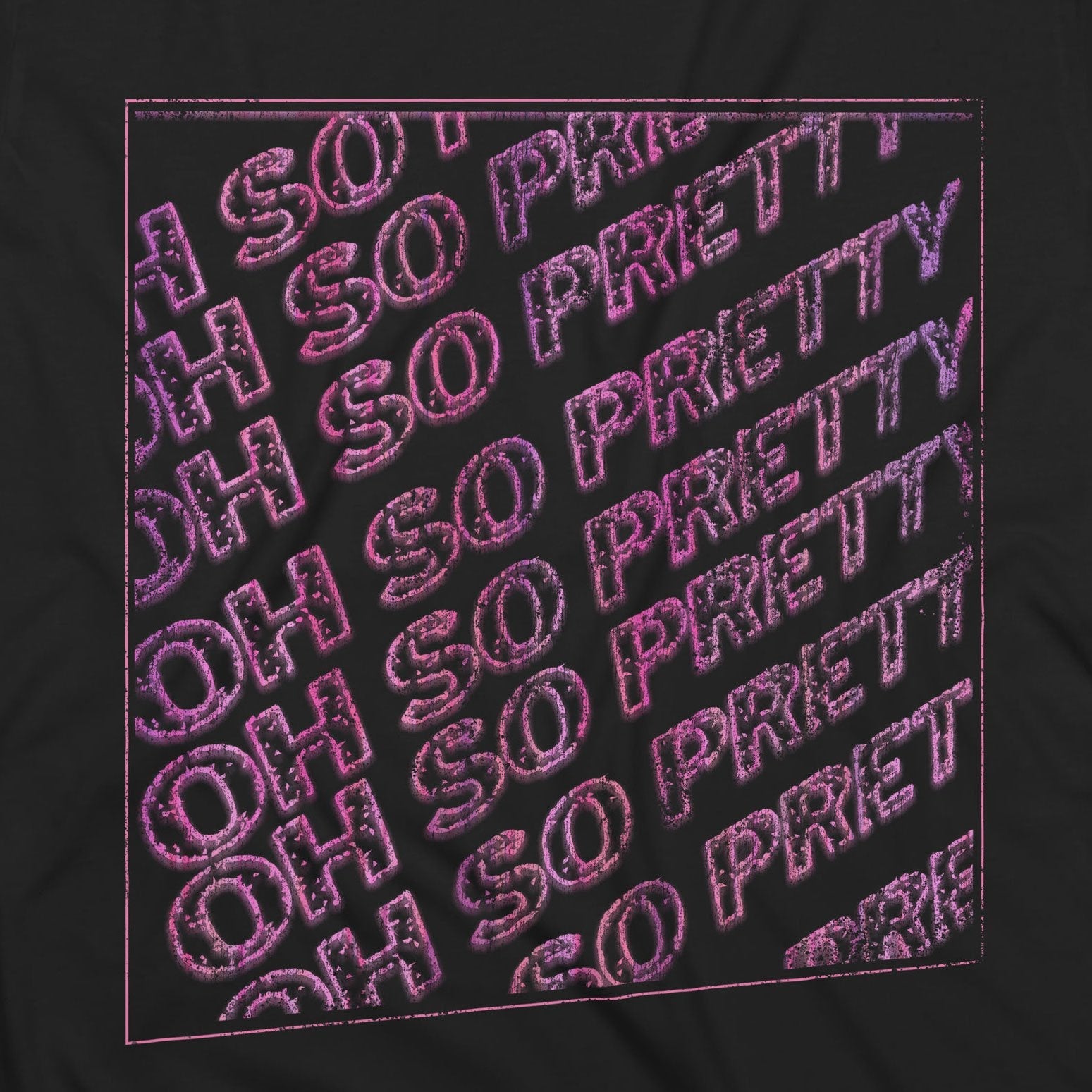 Oh So Pretty T-Shirt / Black-Future Past-Essential Republik