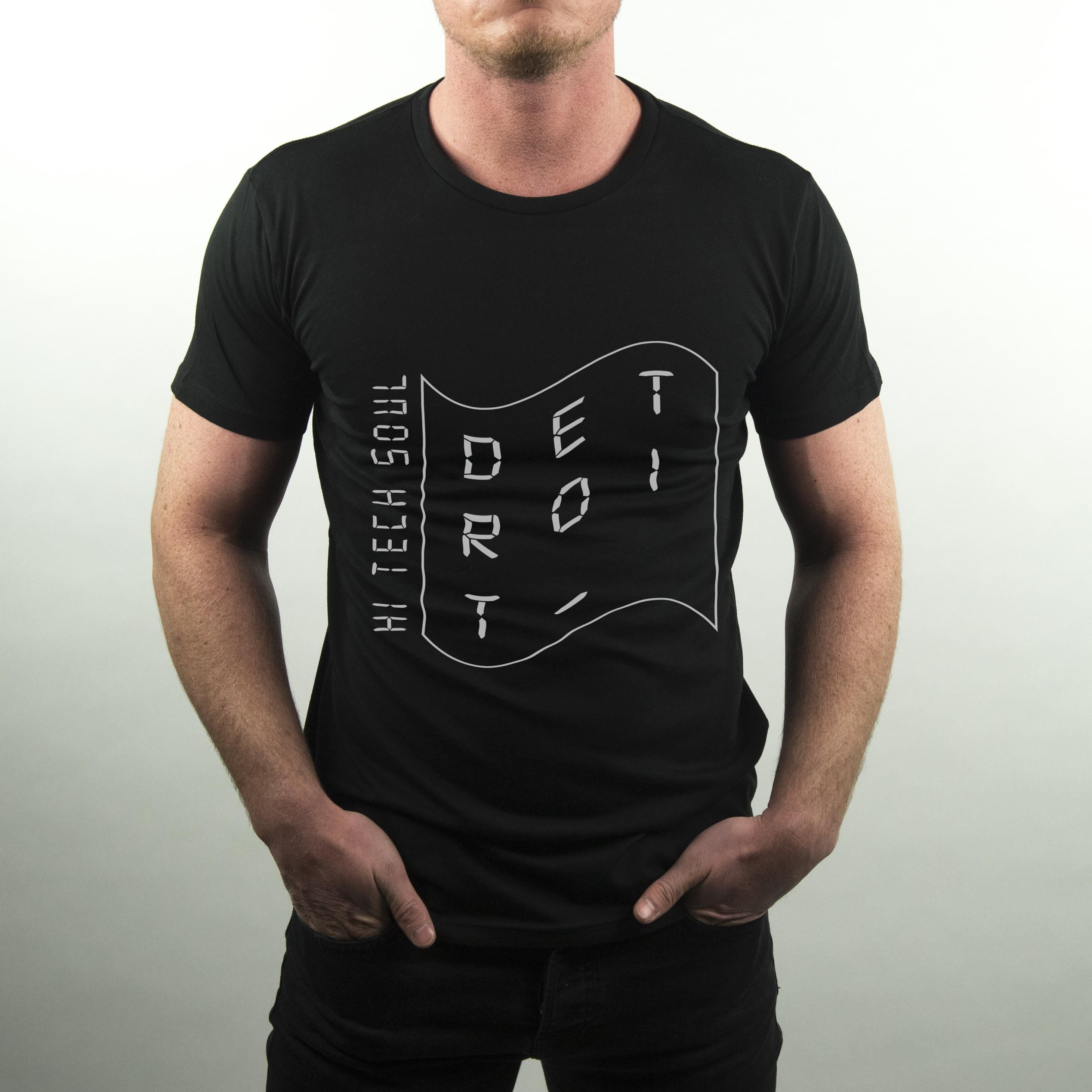 Detroit Hi Tech Soul Techno T-Shirt / Black-Future Past-Essential Republik