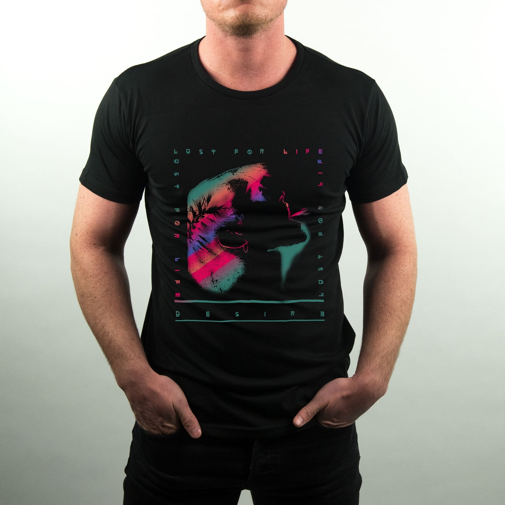 Lust For Life T-Shirt / Black-Future Past-Essential Republik