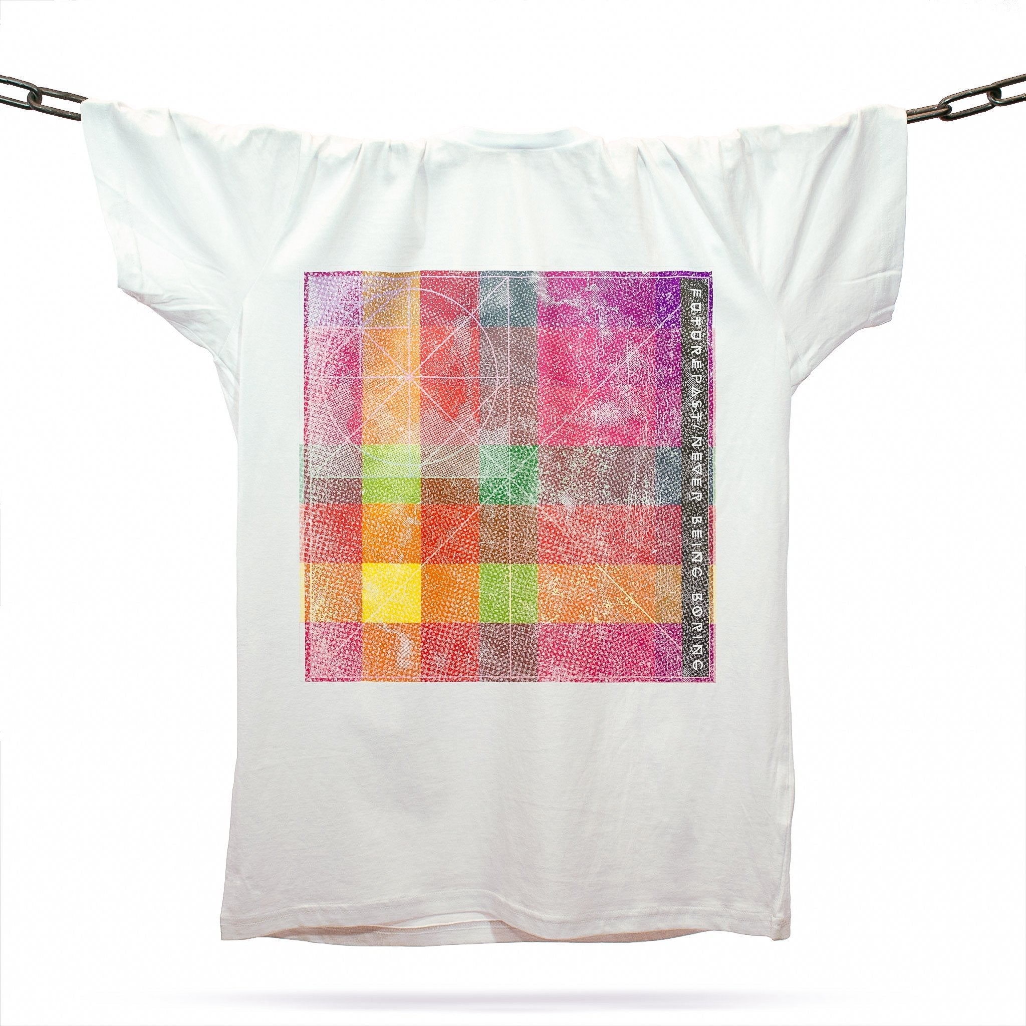 Never Being Boring T-Shirt / White-Future Past-Essential Republik