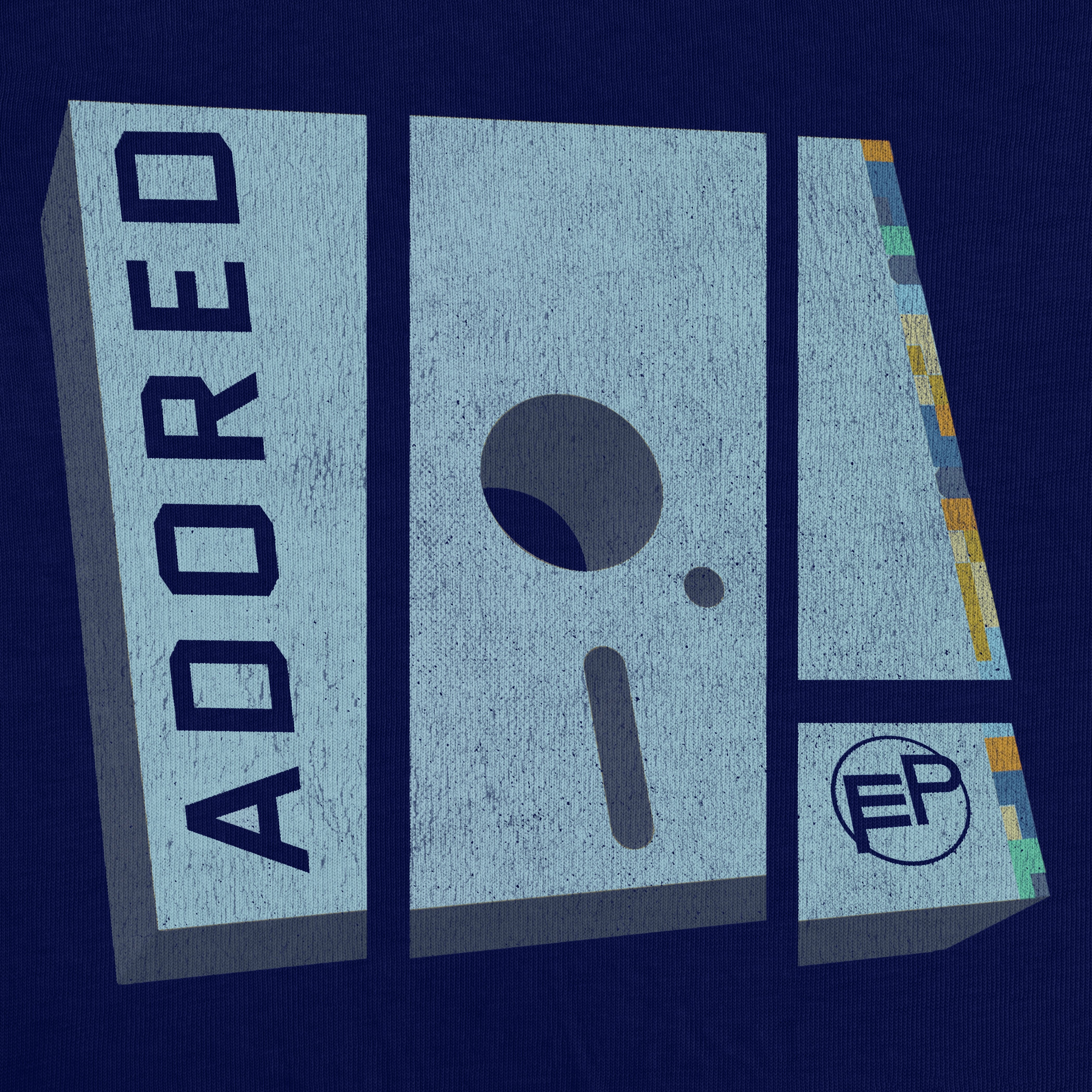 Adored T-Shirt / Navy-Future Past-Essential Republik