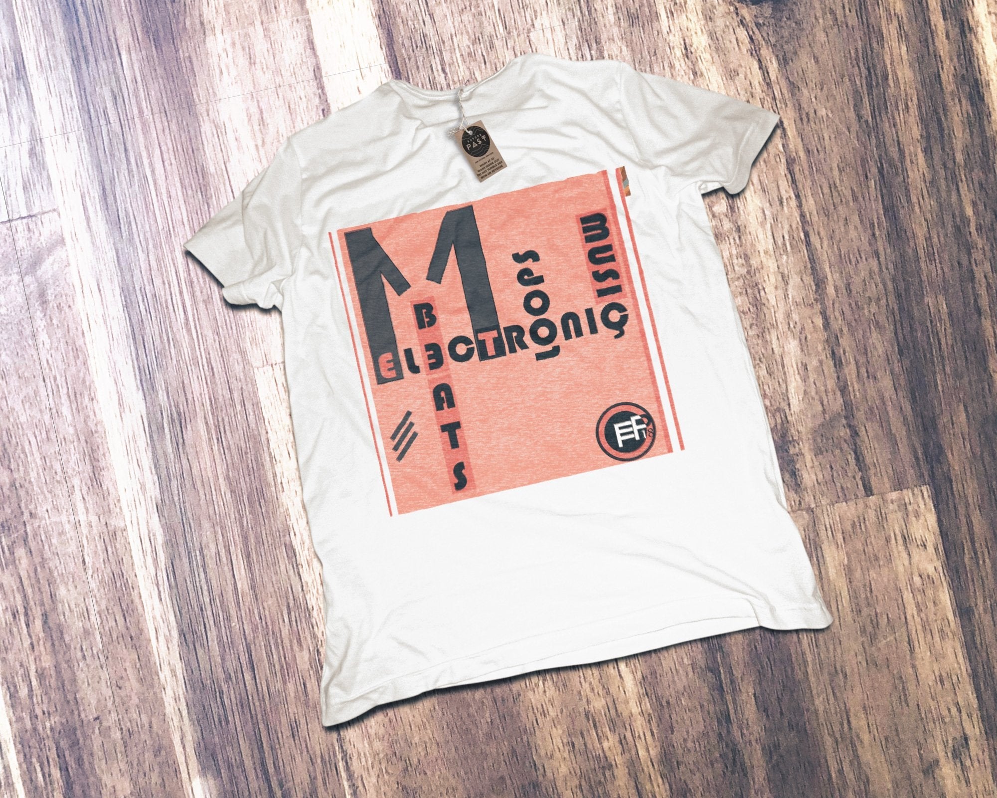 Electronic Beats T-Shirt / White-Essential Republik