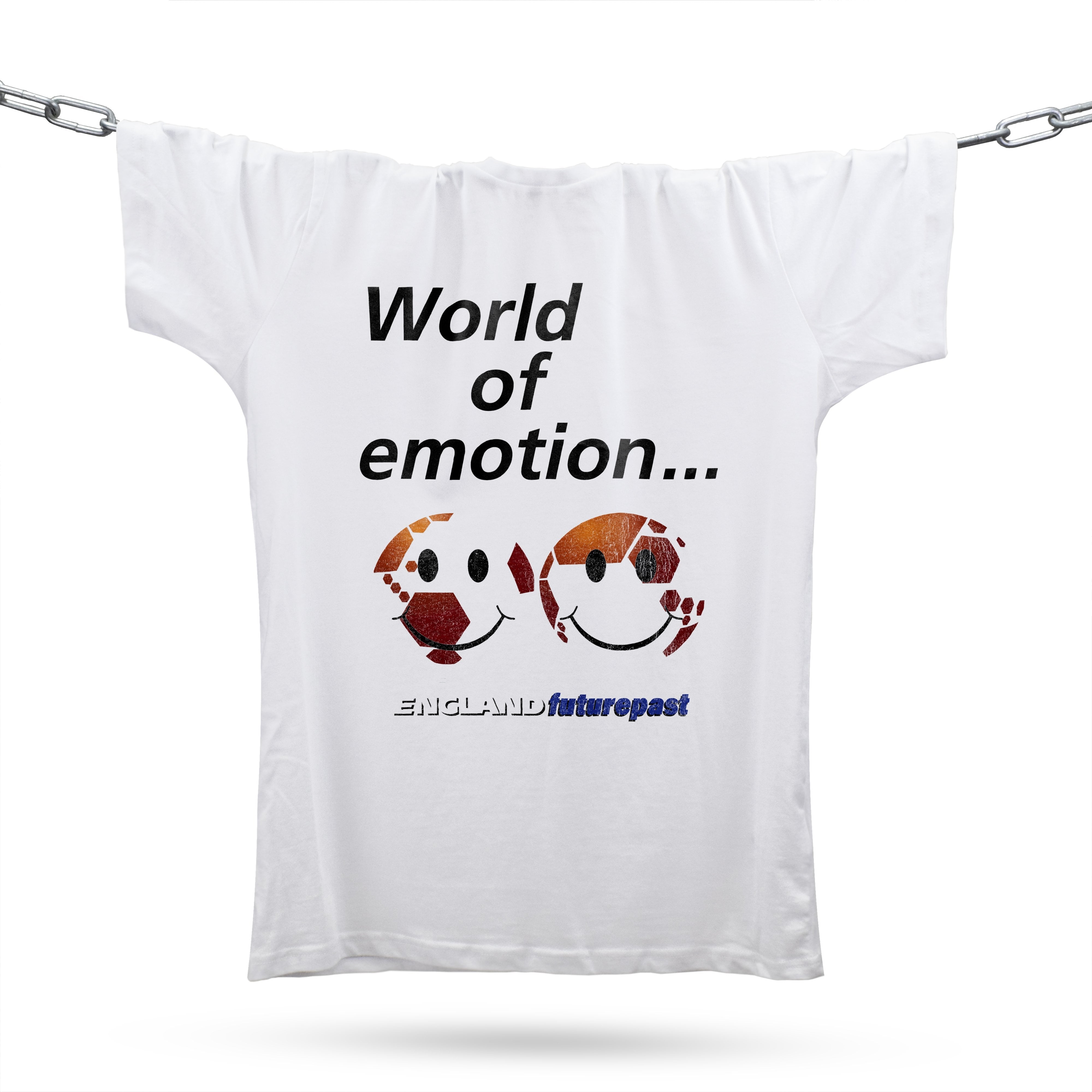 World Of Emotion T-Shirt / White-Future Past-Essential Republik