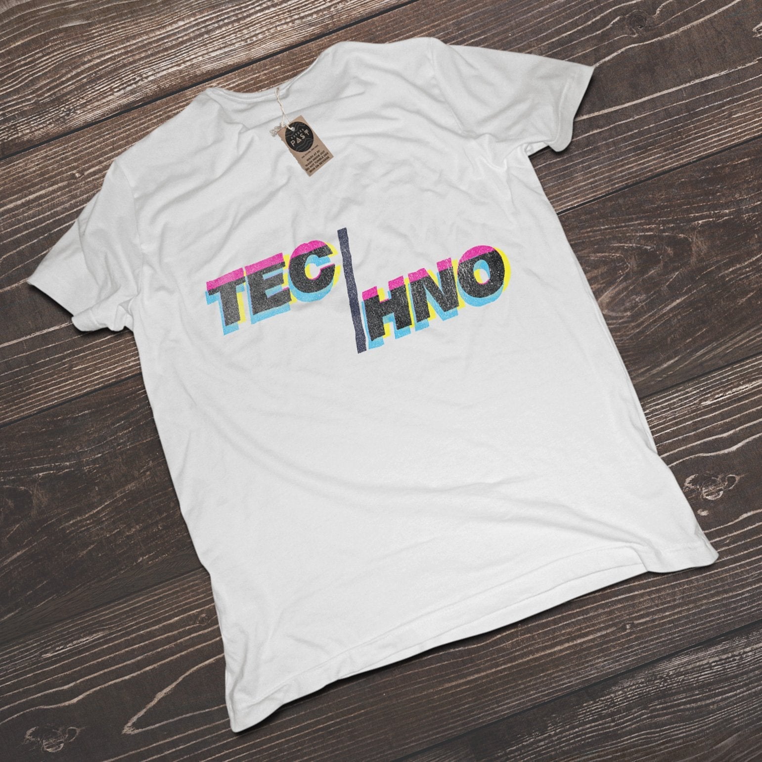 Total Techno T-Shirt / White-Future Past-Essential Republik
