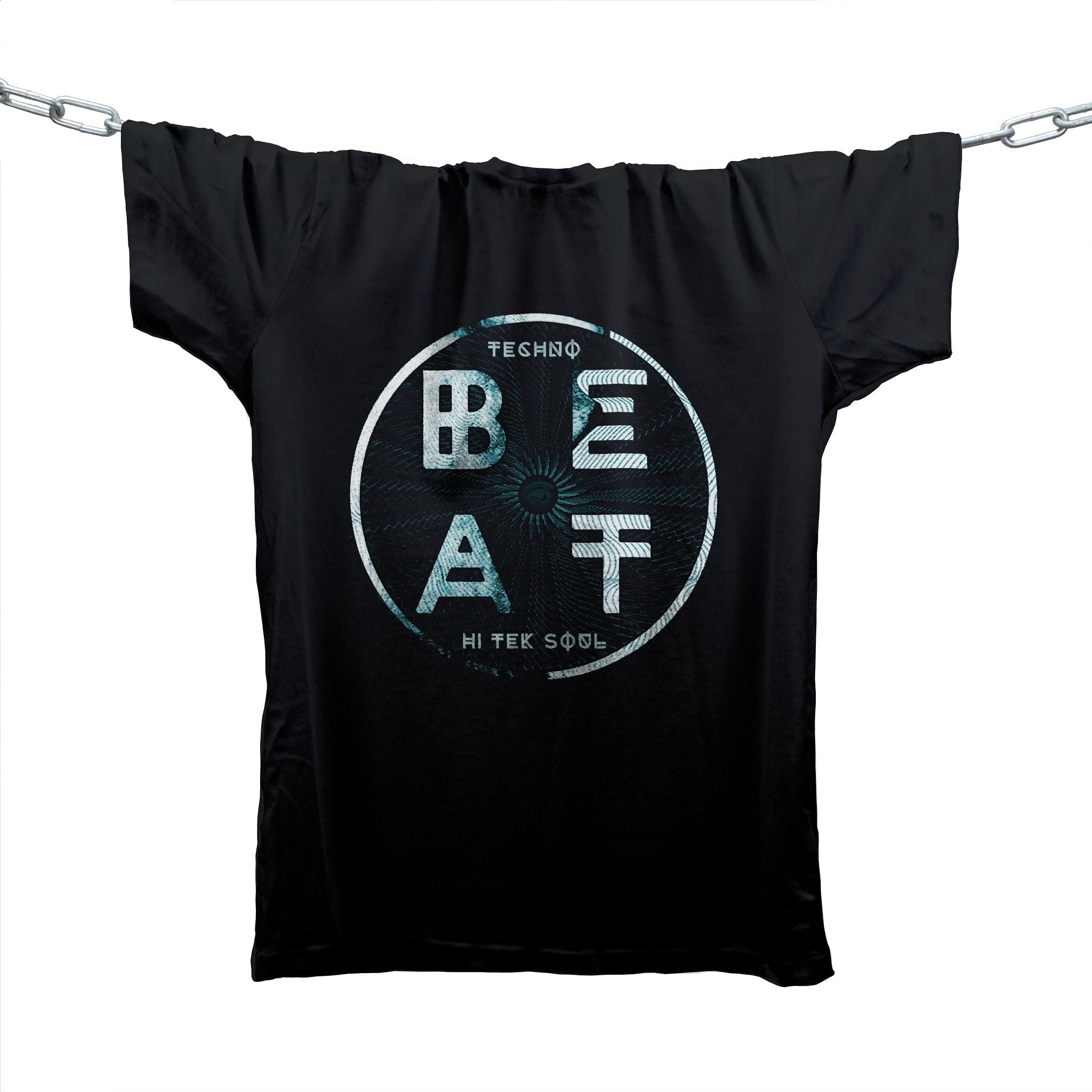 Hi Tek Beats T-Shirt / Black-Future Past-Essential Republik