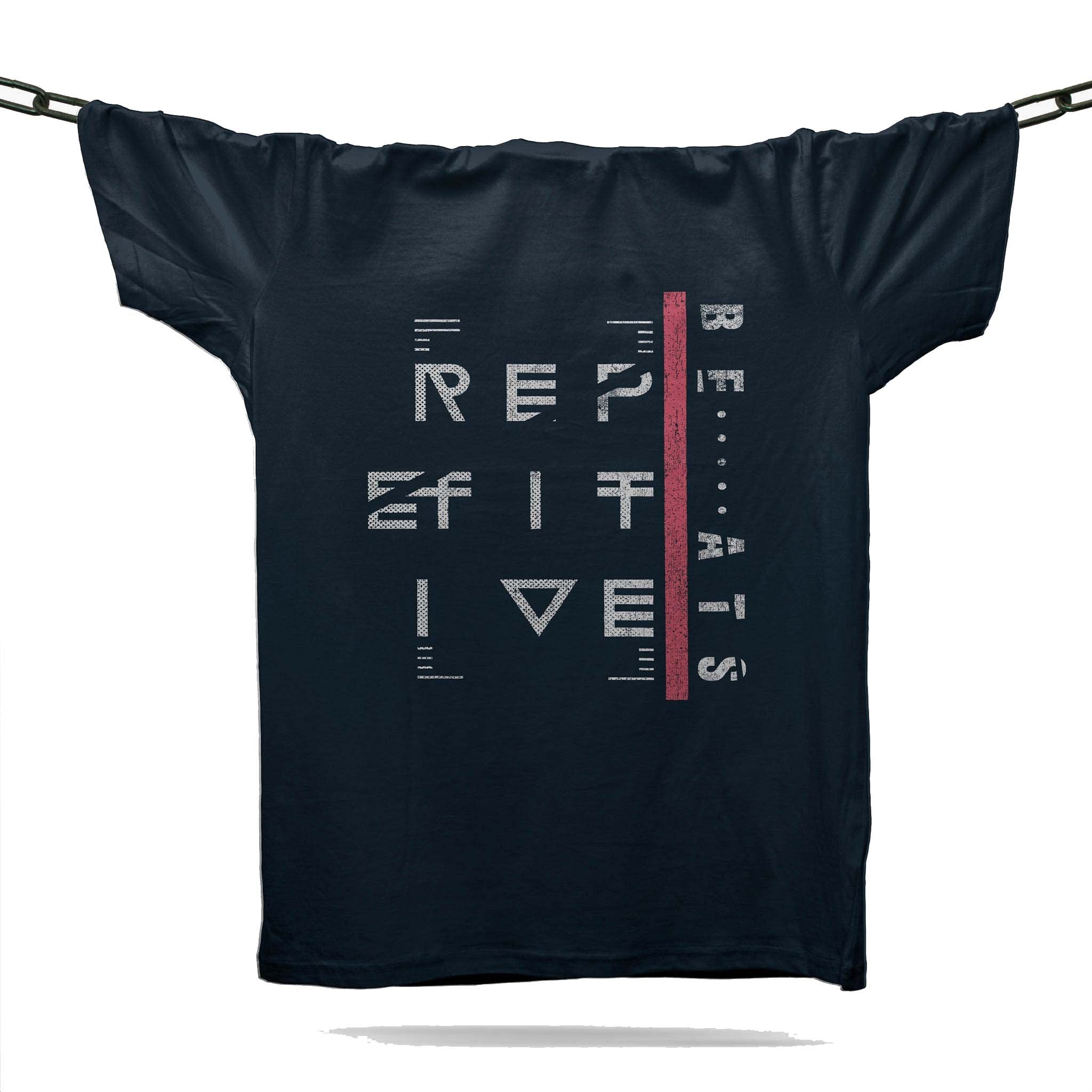 Repetitive Beats T-Shirt / Navy-Future Past-Essential Republik