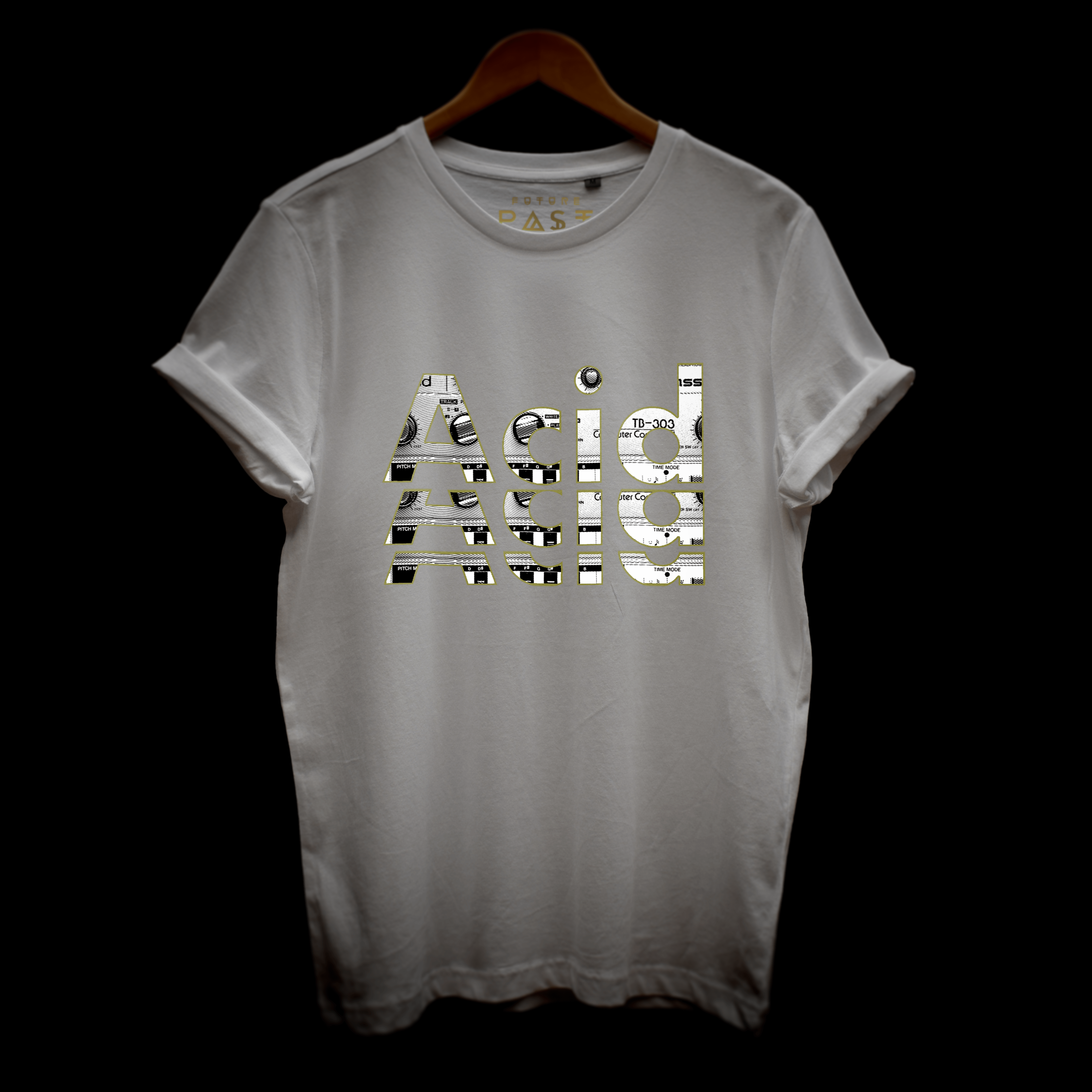 Acid Remix T-Shirt / Grey-Future Past-Essential Republik