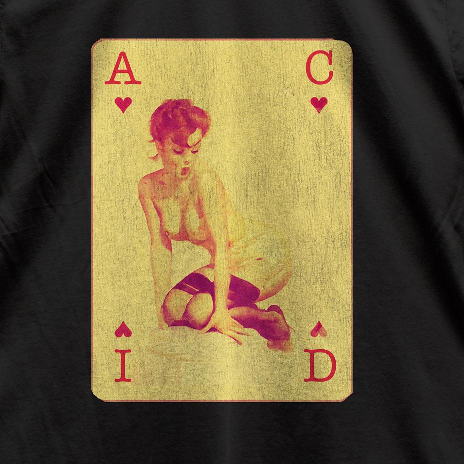Acid House Pinup Girl Part 3 T-Shirt / Black-Future Past-Essential Republik