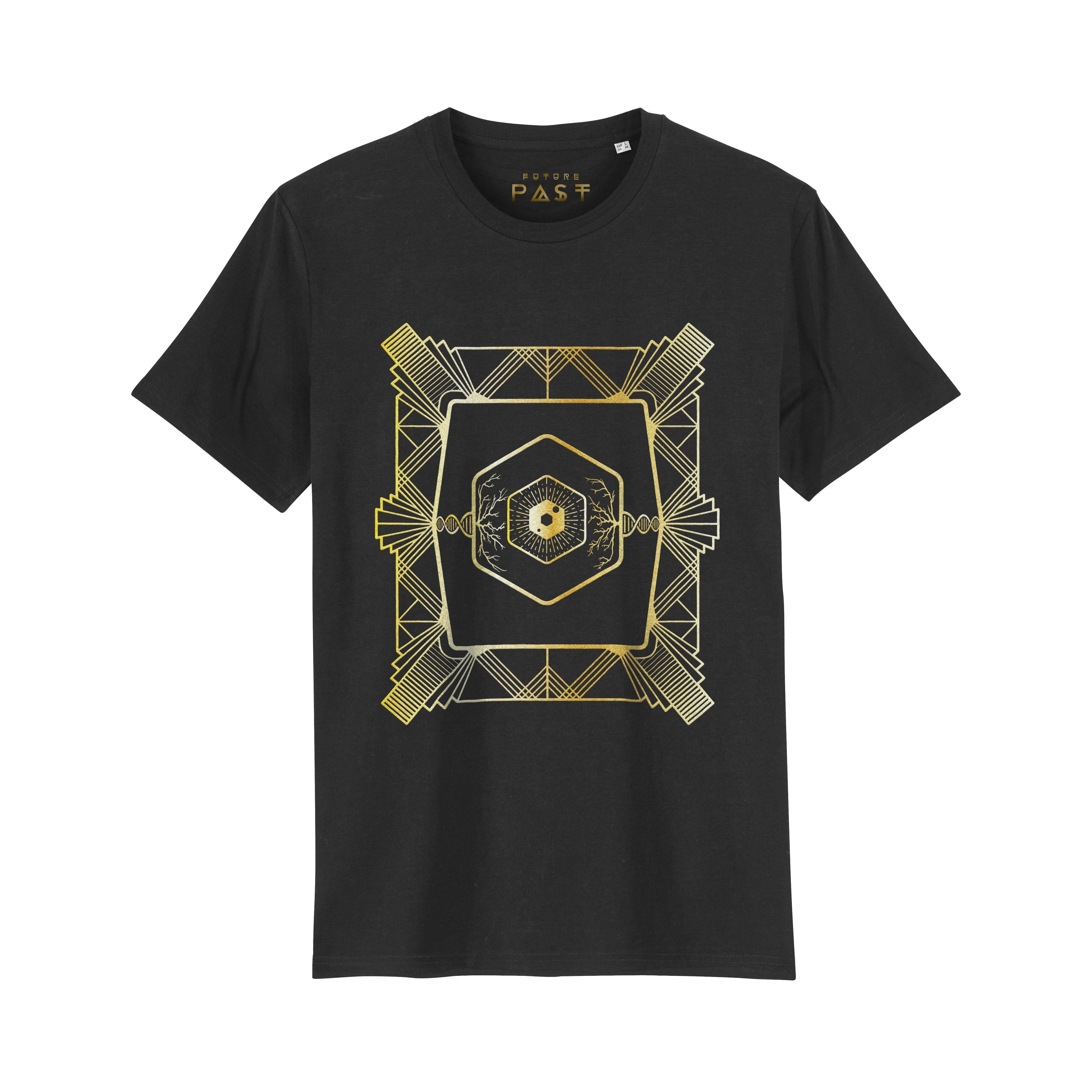 Acid Deco Dave Little T-Shirt / Black-Future Past-Essential Republik