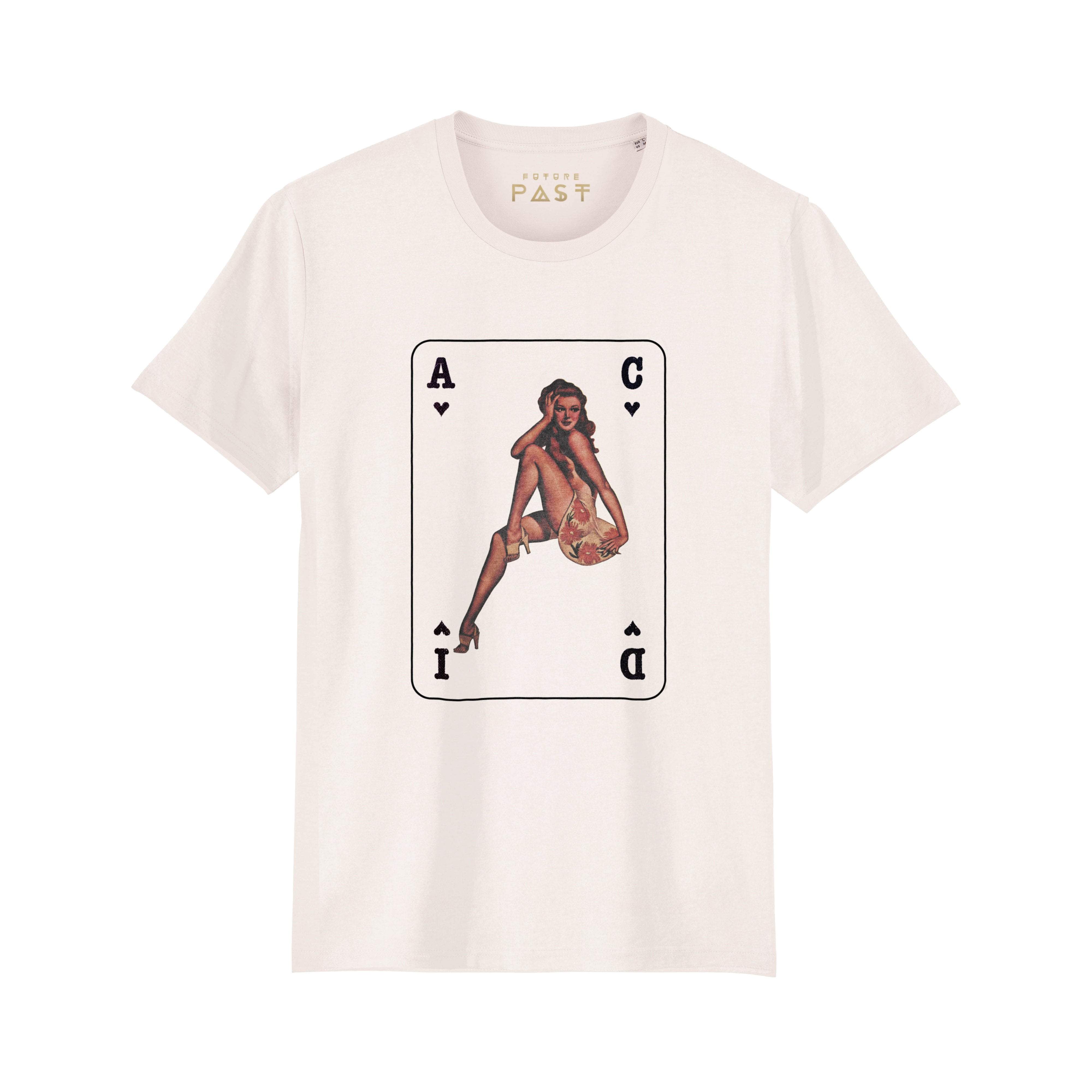 Acid Pinup Girl Part 5 T-Shirt / Cream-Future Past-Essential Republik
