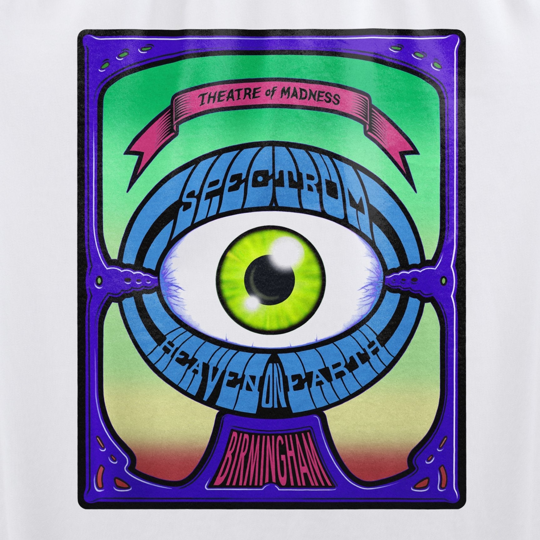 Ltd. Edition Spectrum Birmingham Dave Little T-Shirt / White-Future Past-Essential Republik