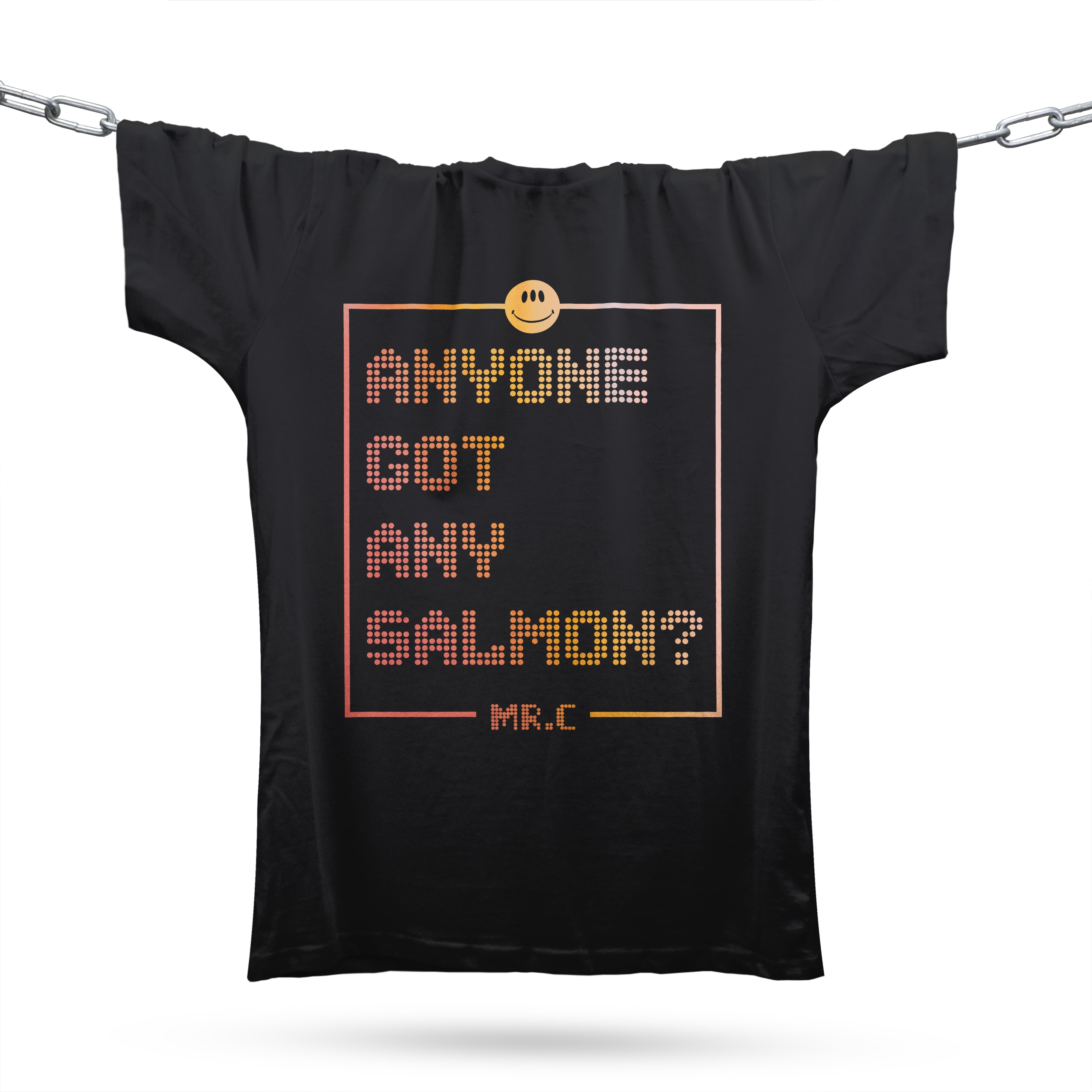 Mr. C Official Salmon T-Shirt / Black-Future Past-Essential Republik