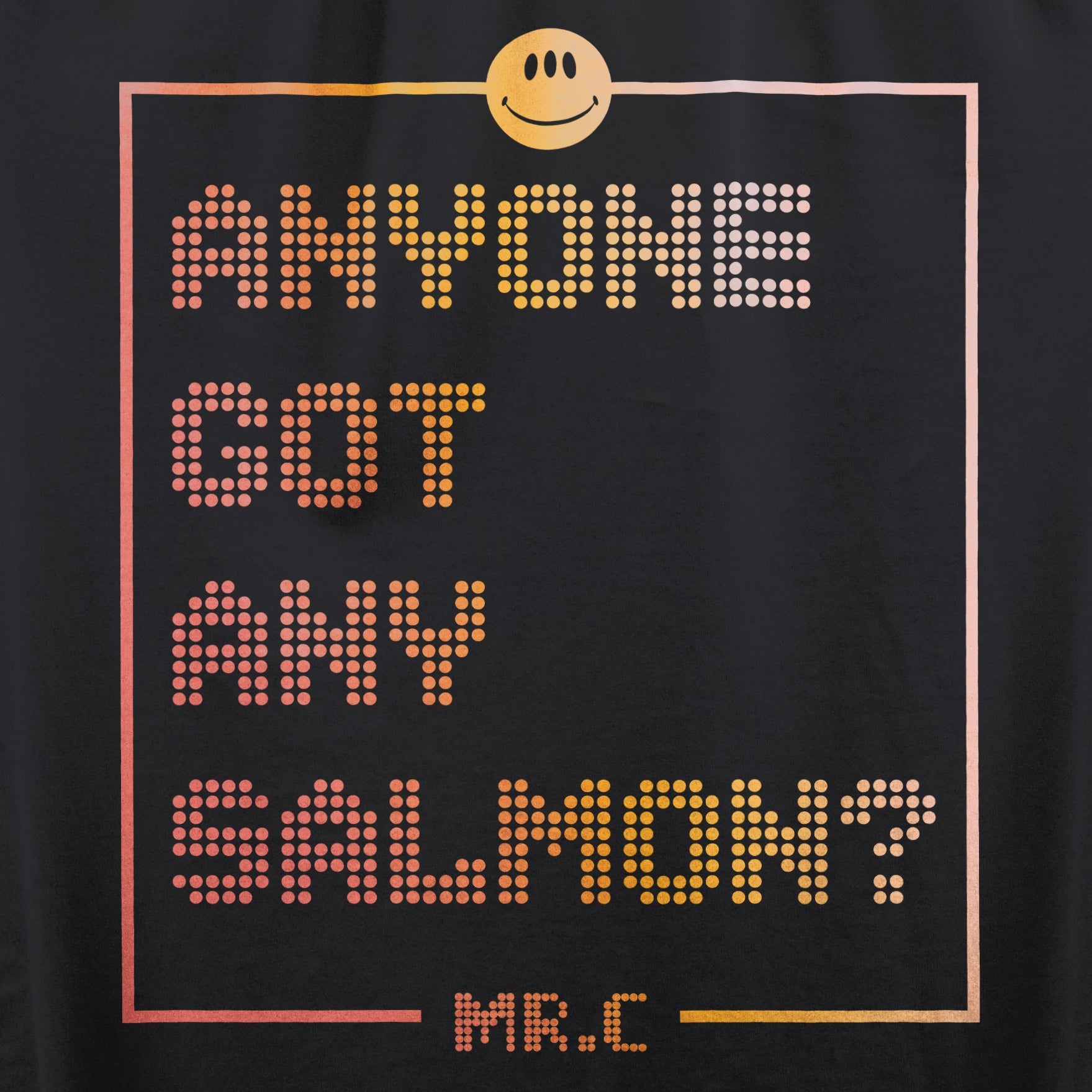Mr. C Official Salmon Women's T-Shirt / Black-Future Past-Essential Republik
