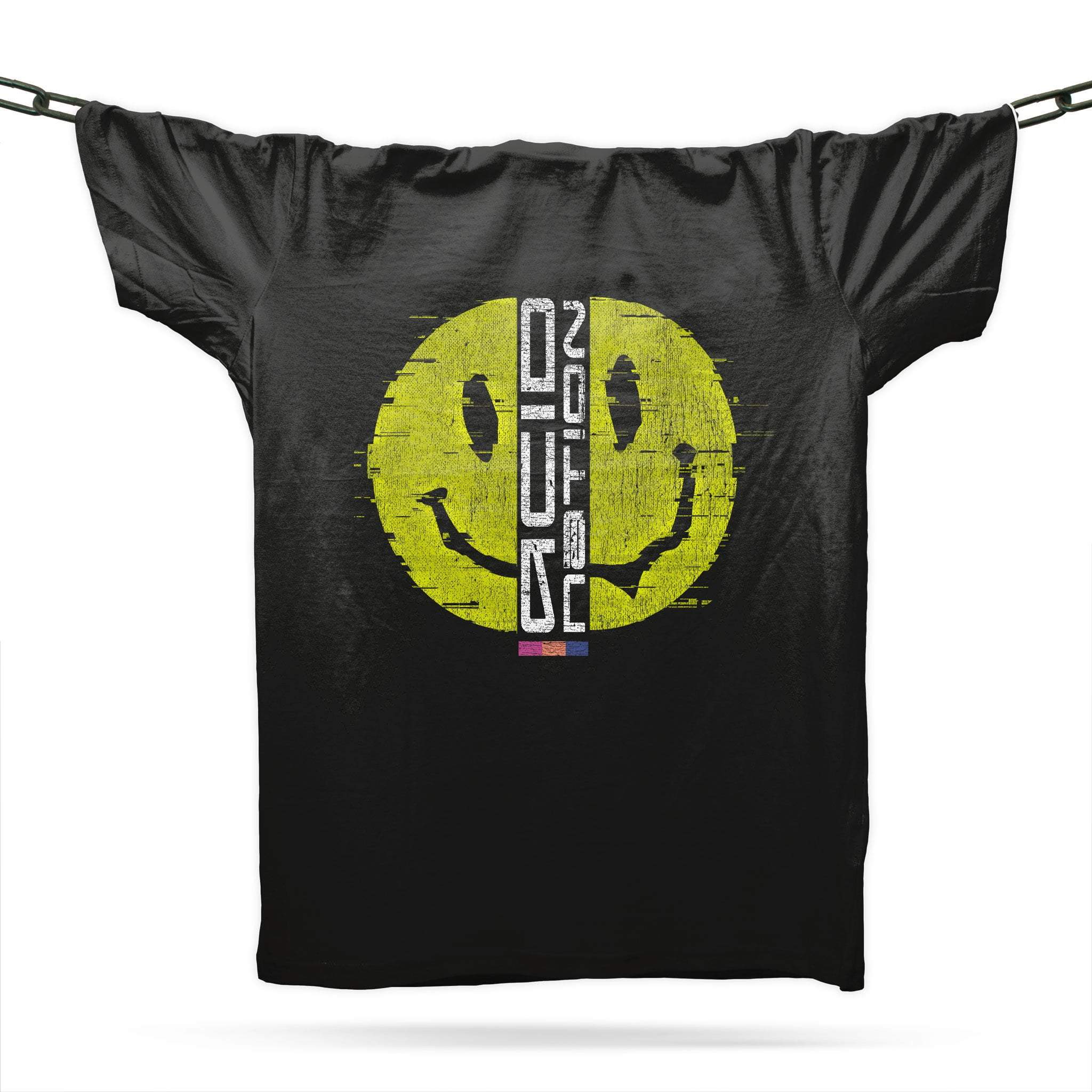 Split Smiler T-Shirt / Black-Future Past-Essential Republik