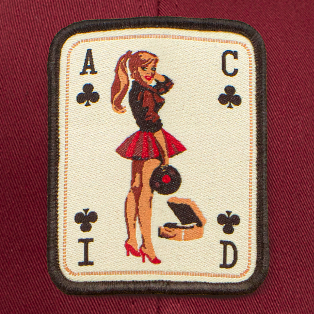 Acid Pinup Baseball Cap / Cranberry-Future Past-Essential Republik