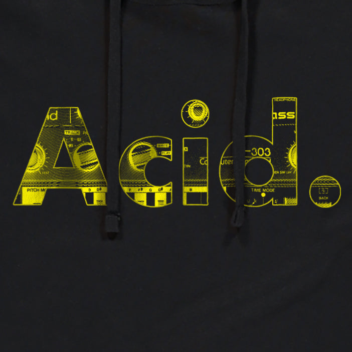 Acid 303 Hoodie / Black-Future Past-Essential Republik