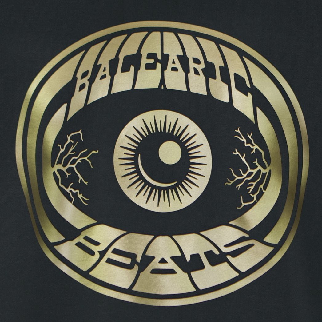 Balearic Beats Dave Little Hoodie / Black-Future Past-Essential Republik