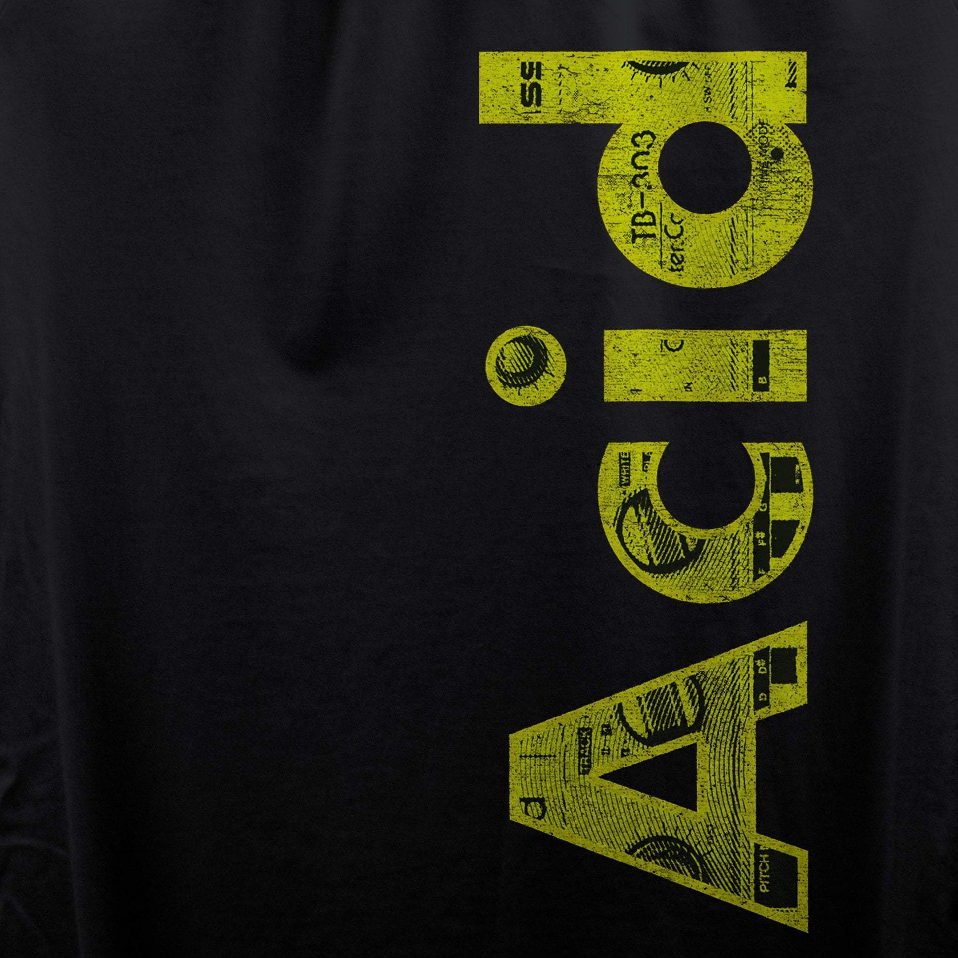 Acid Side T-Shirt / Black-Future Past-Essential Republik