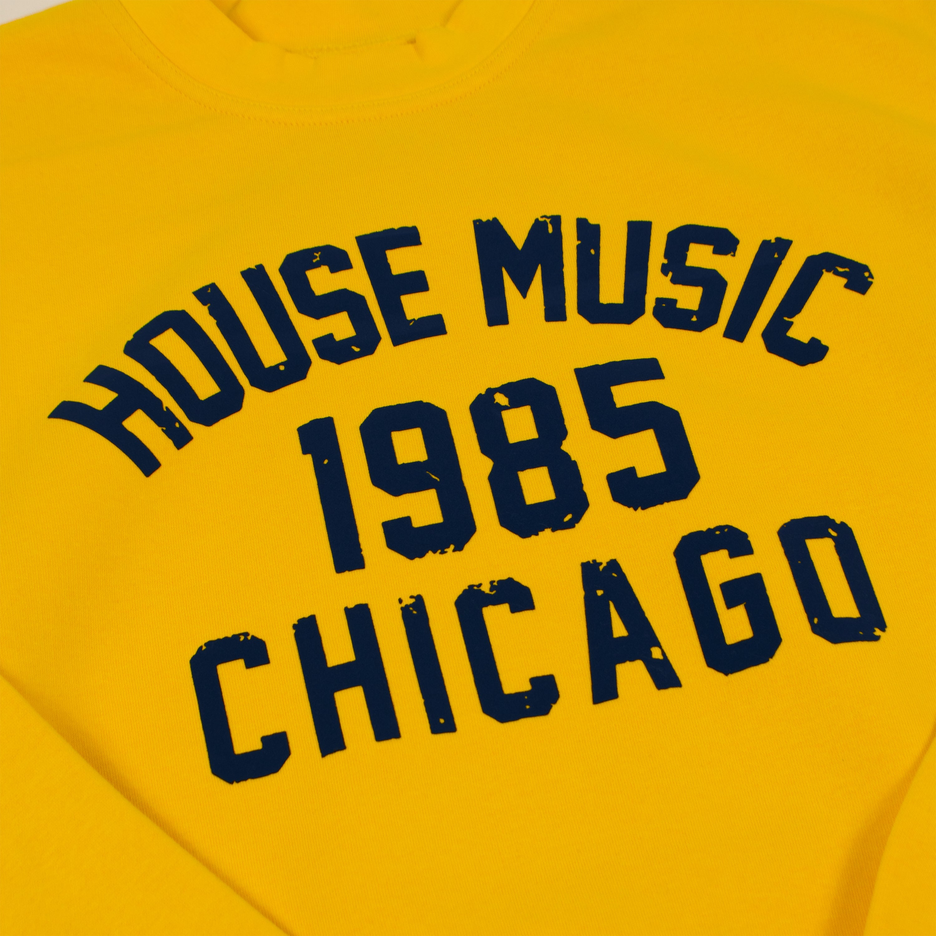 Ltd. Edition Chicago House Music 1985 Premium Sweatshirt / Gold-Future Past-Essential Republik