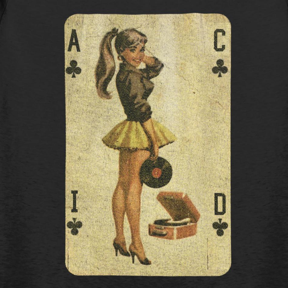 Acid Pin-Up Girl Premium Sweatshirt / Black-Future Past-Essential Republik