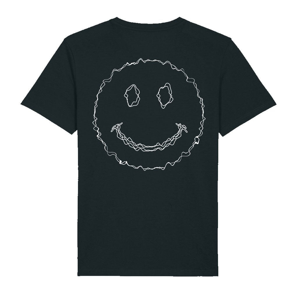 Sound Wave Smile Unisex Organic T-Shirt-Acid87-Essential Republik