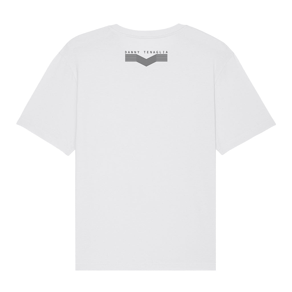STAX Stacked Black Logo Unisex Relaxed T-Shirt-Danny Tenaglia-Essential Republik