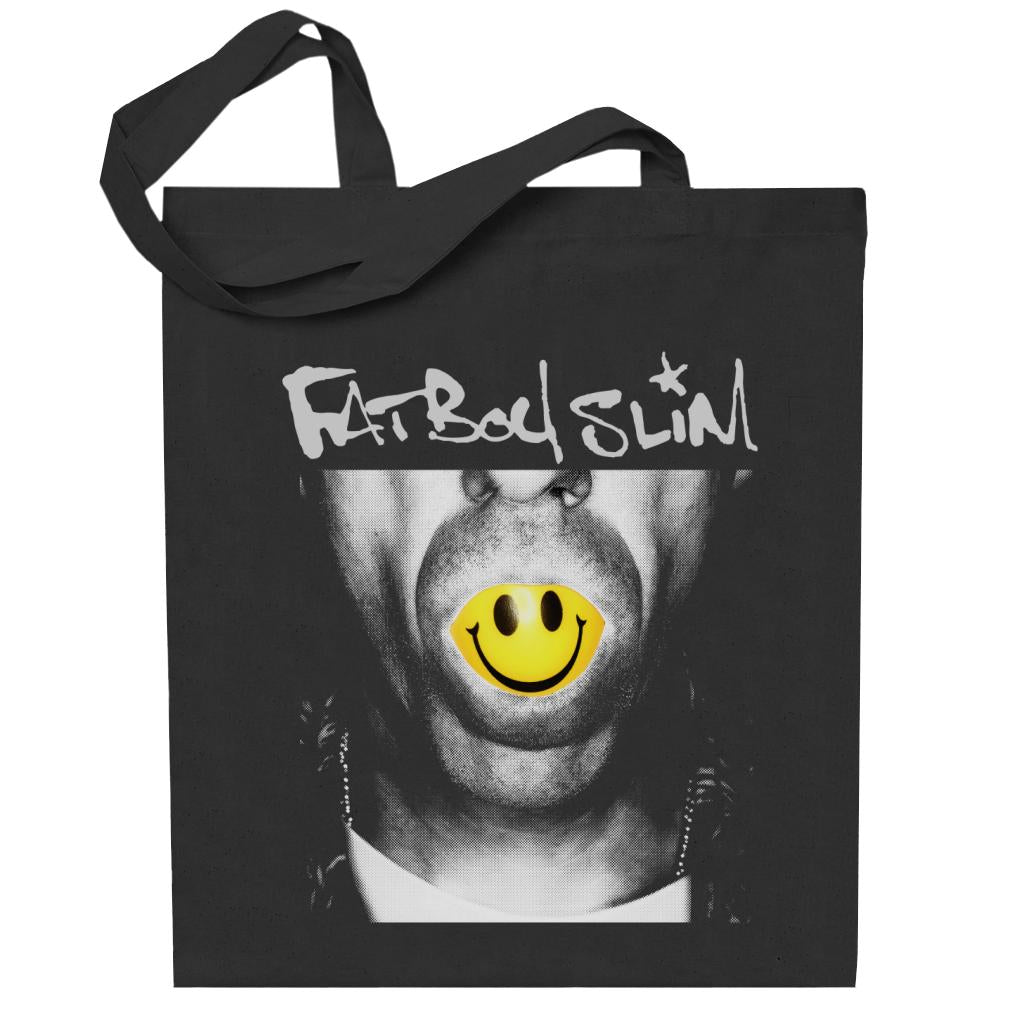 Fatboy Slim Smiley Mouth Cotton Tote Bag-Fatboy Slim-Essential Republik