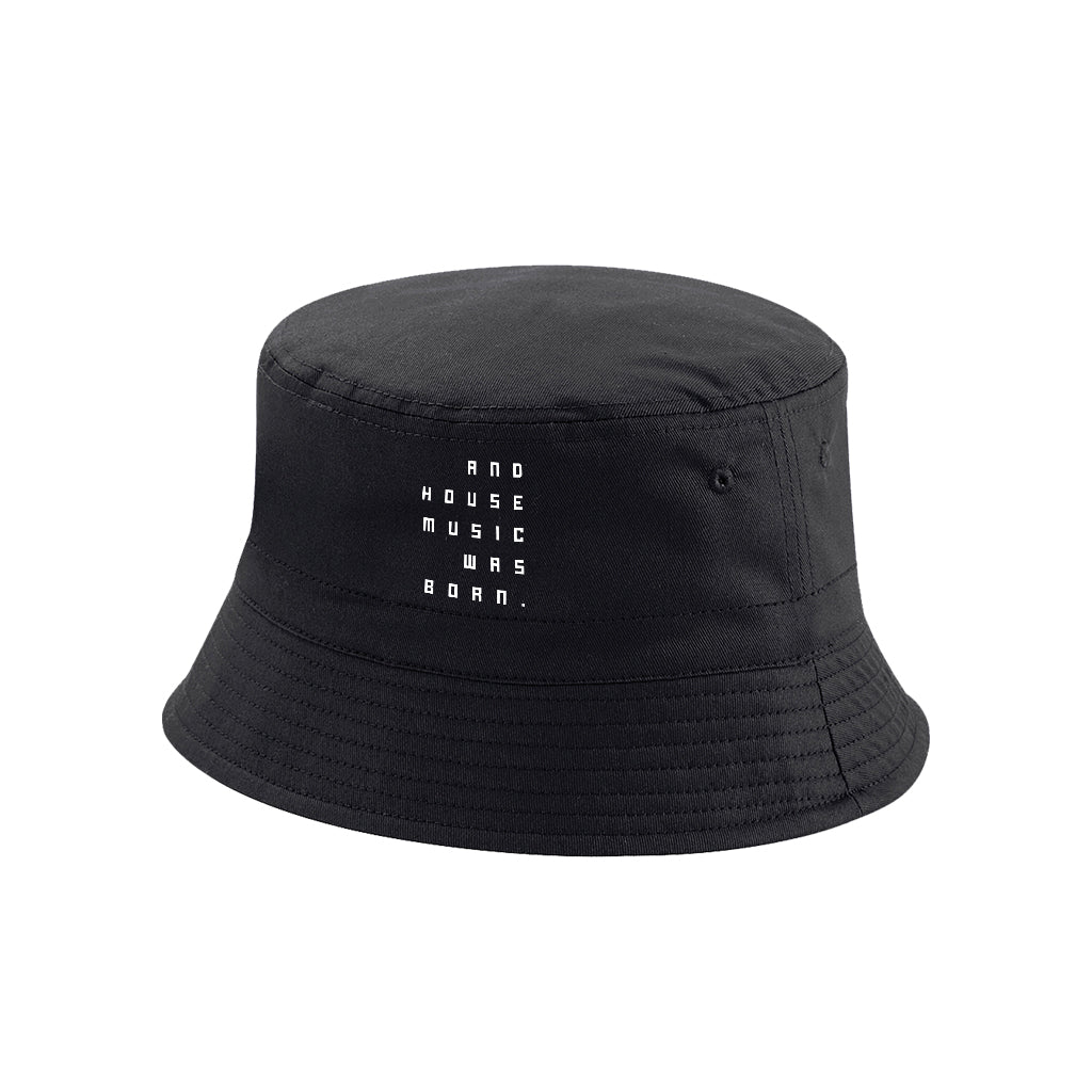 House Music Was Born Reversible Bucket Hat-Future Past-Essential Republik