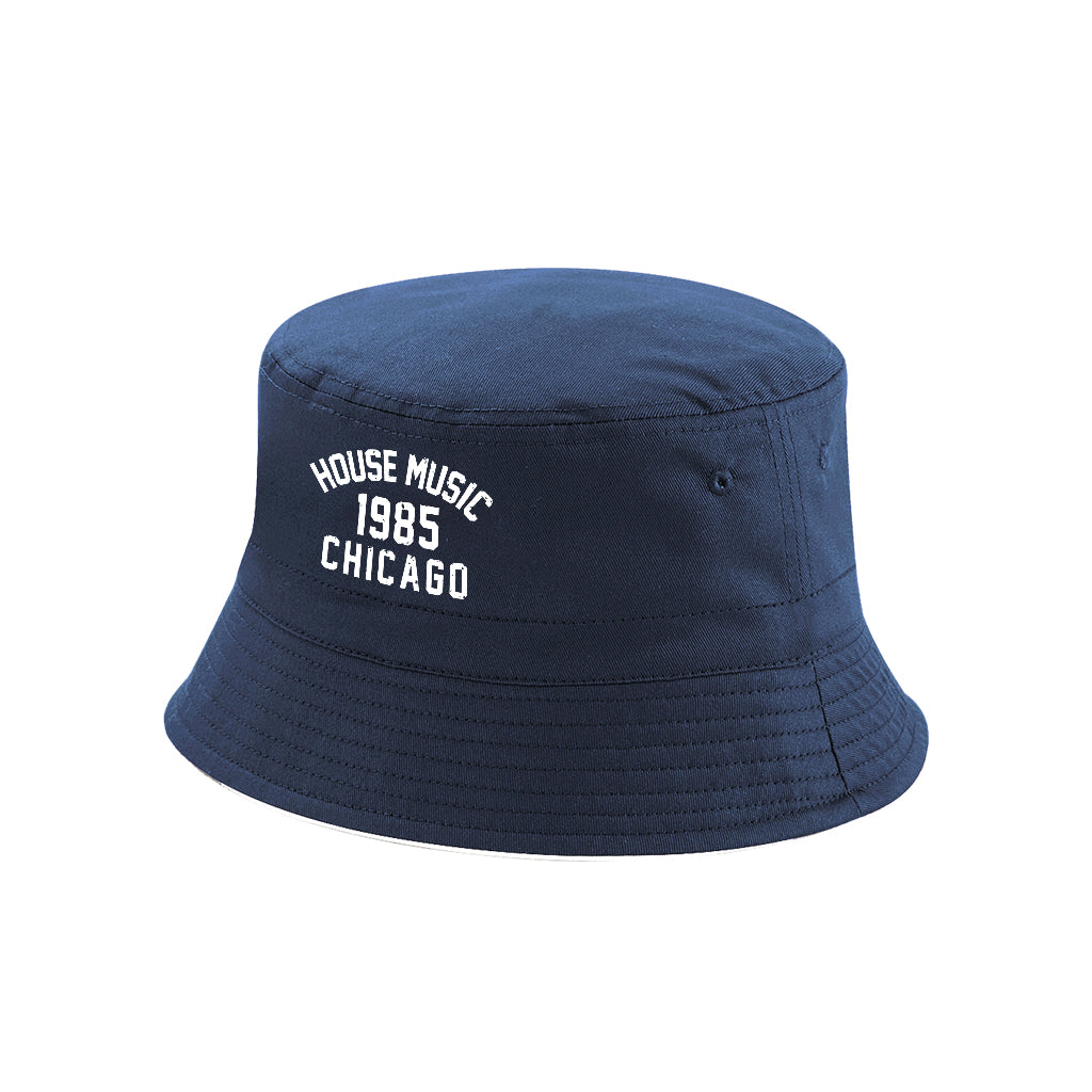 Chicago House Music 1985 Reversible Bucket Hat-Future Past-Essential Republik