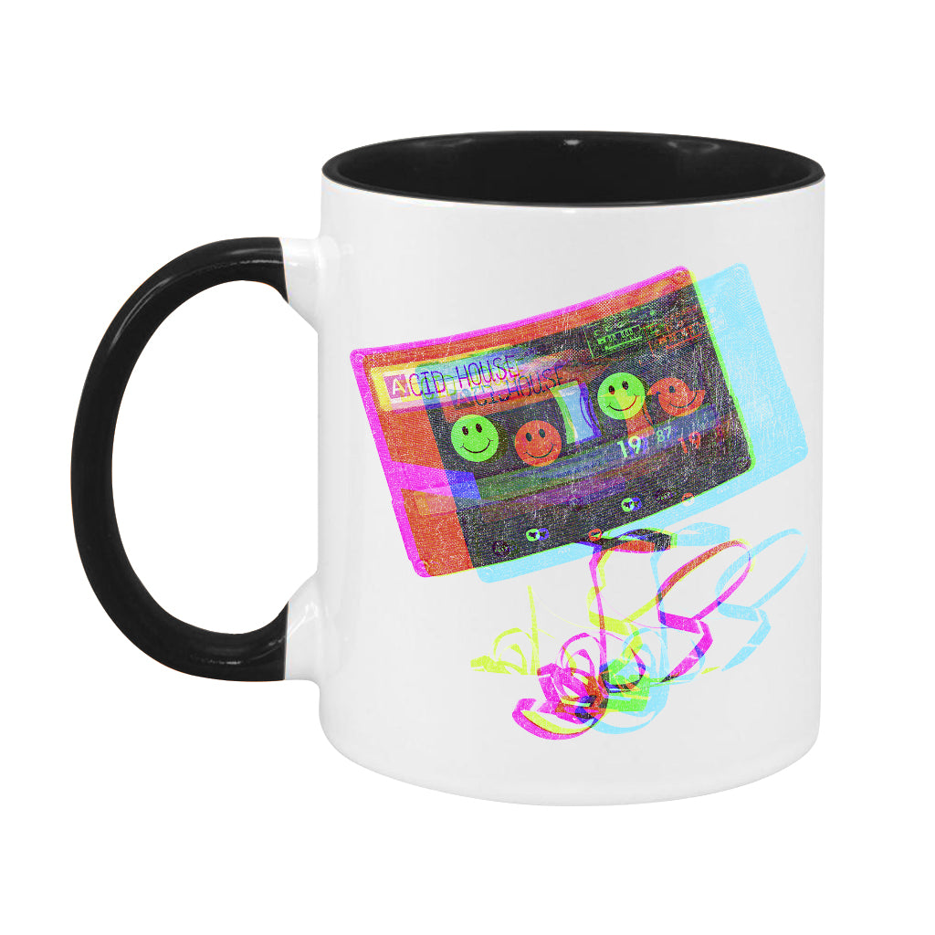 Acid House Glitch Mixtape Mug-Future Past-Essential Republik