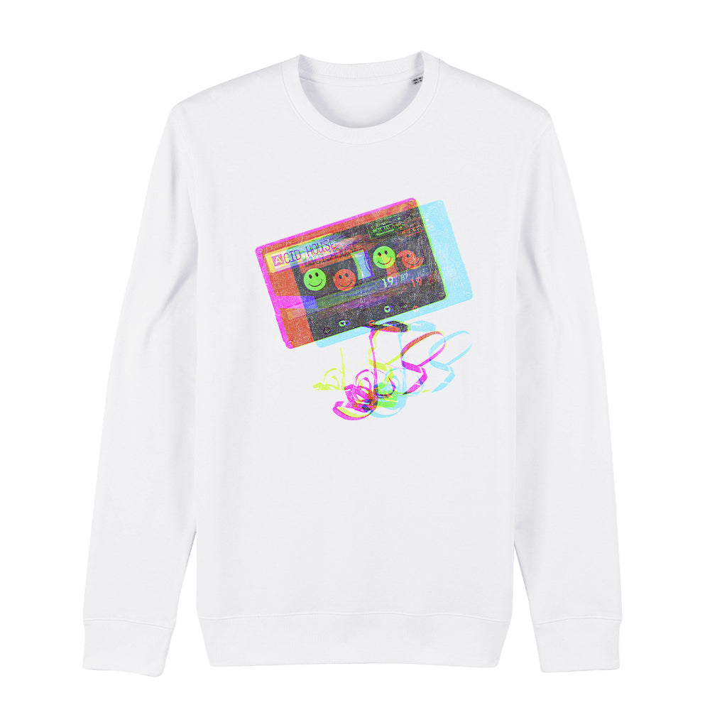 Acid House Glitch Mixtape Unisex Iconic Sweatshirt-Future Past-Essential Republik