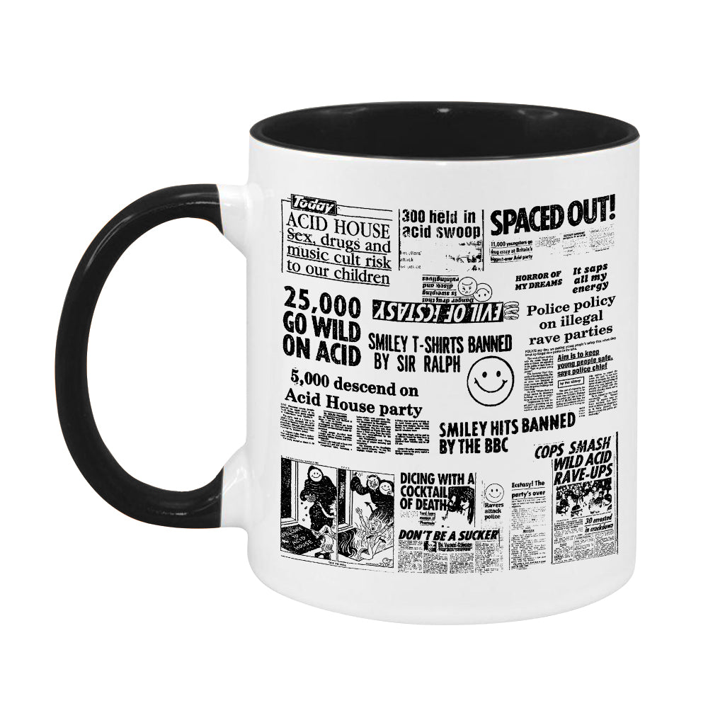 Acid House Headline Hysteria Mug-Future Past-Essential Republik